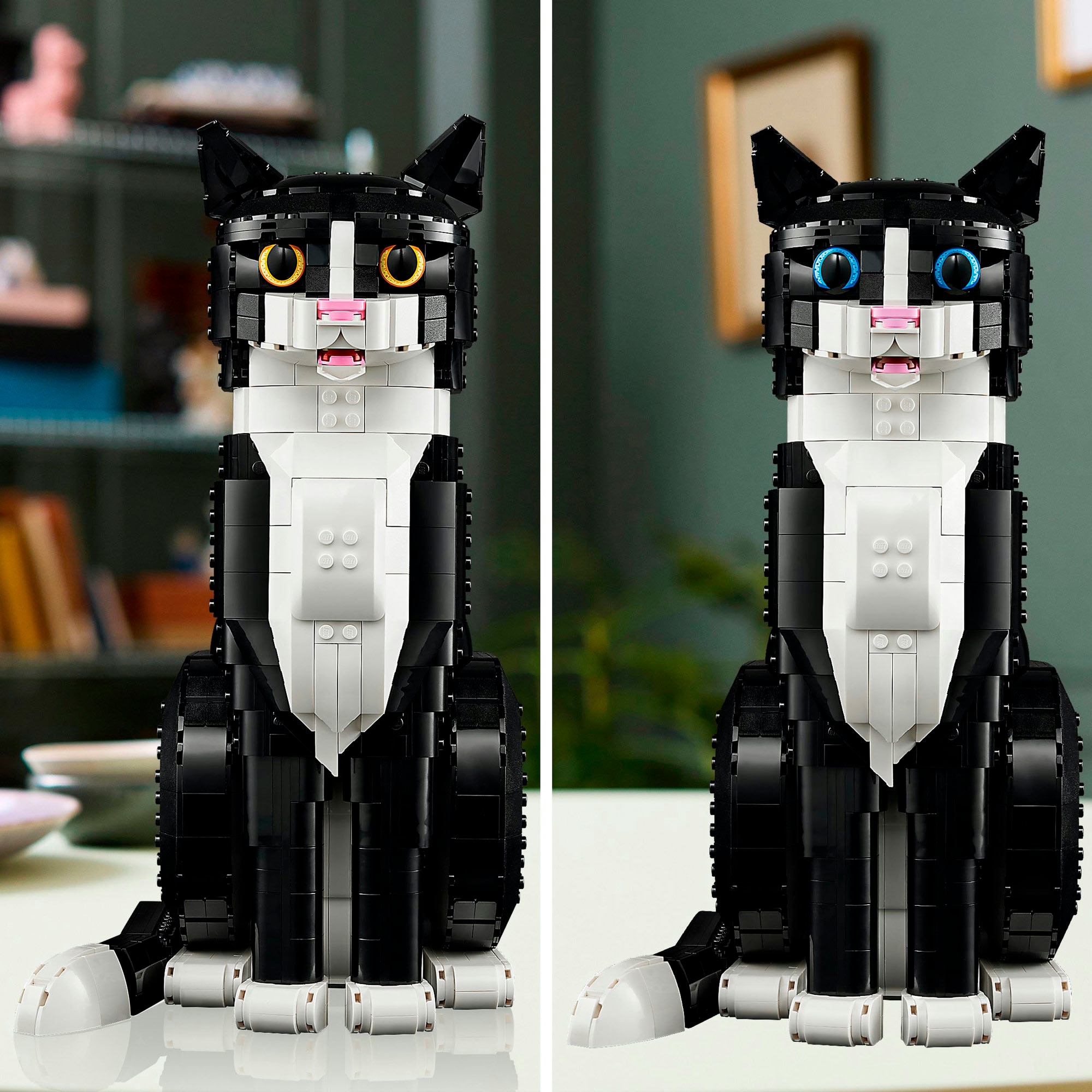 LEGO® Konstruktionsspielsteine »Schwarz-weisse Katze (21349), LEGO Ideas« Exklusives Set; Made in Europe