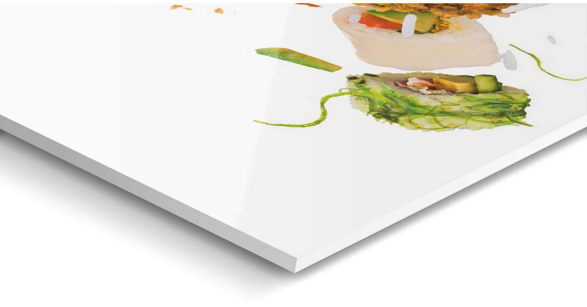 ♕ Reinders! Glasbild »Glasbild Sushi Gesund - Fisch - Reis - Japanisch«,  Essen, (1 St.) versandkostenfrei auf