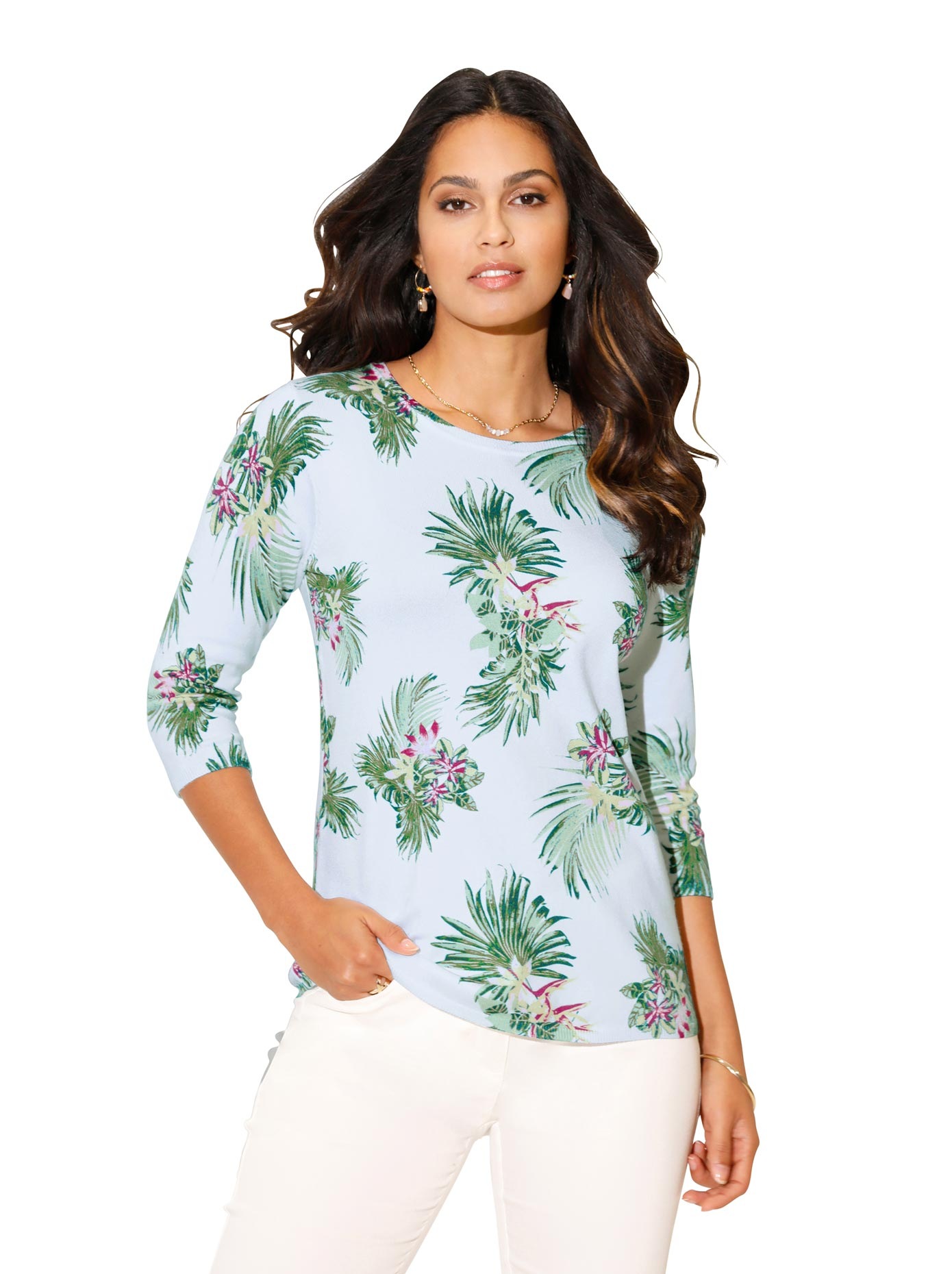 Image of Lady Rundhalspullover »Druck-Pullover« bei Ackermann Versand Schweiz