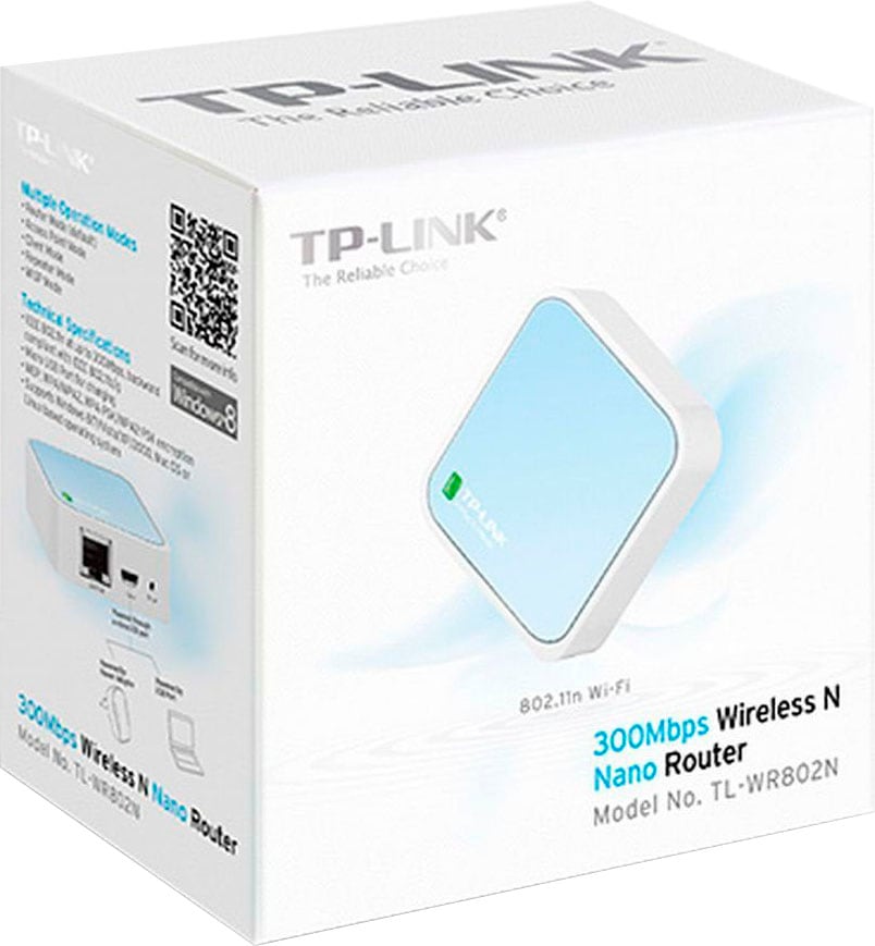 TP-Link WLAN-Router »TL-WR802N 300MBit Wireless N Nano Router«