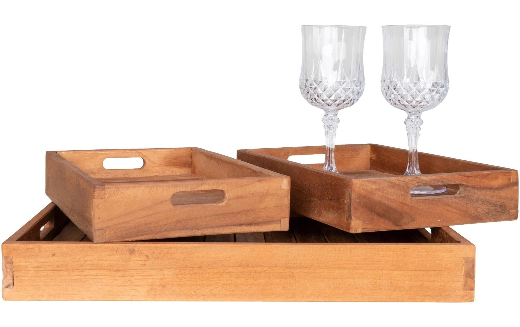 House Nordic Tablett »Faro 3-er Set«, (3 tlg.)