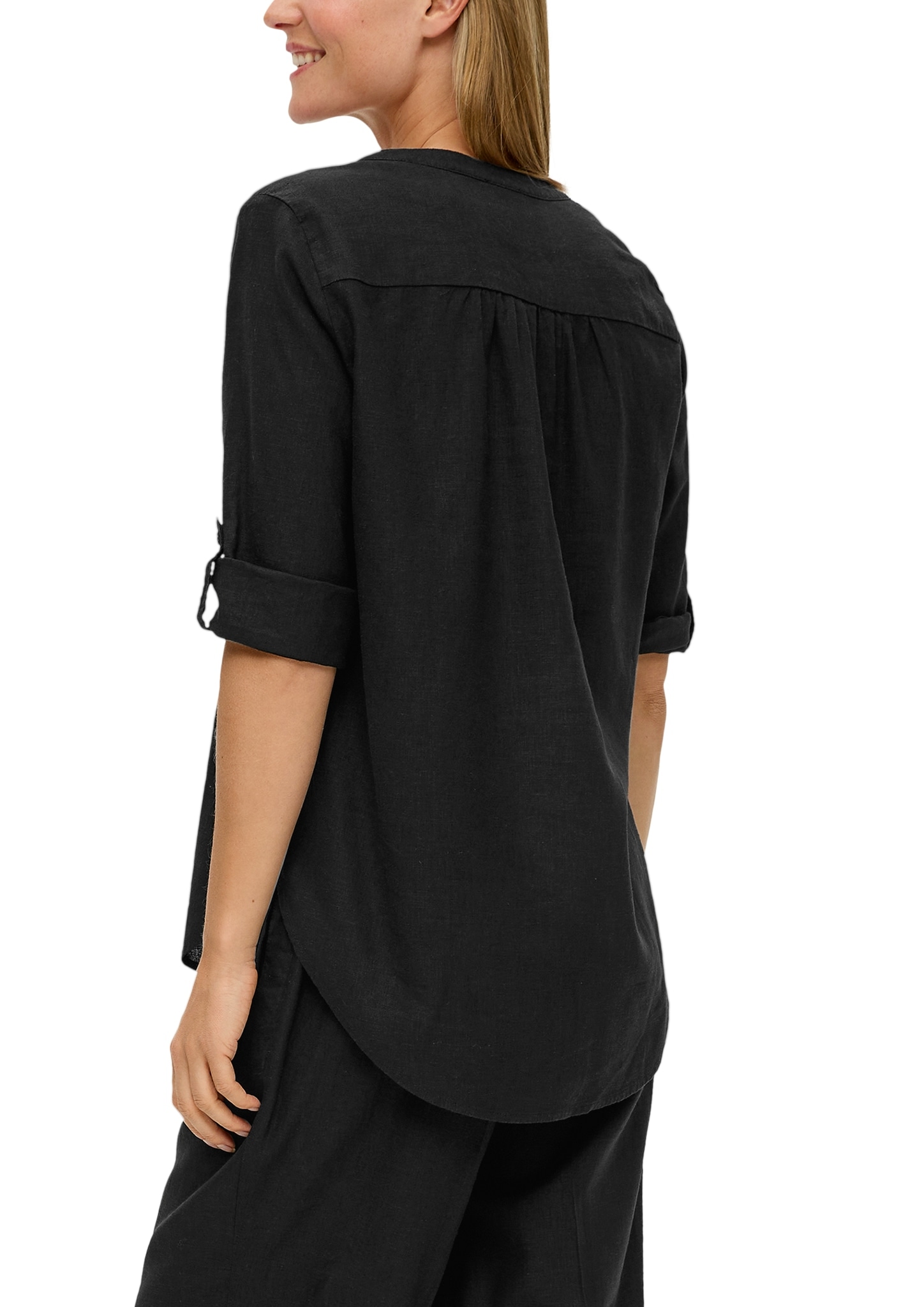 s.Oliver Klassische Bluse, mit 3/4-Arm