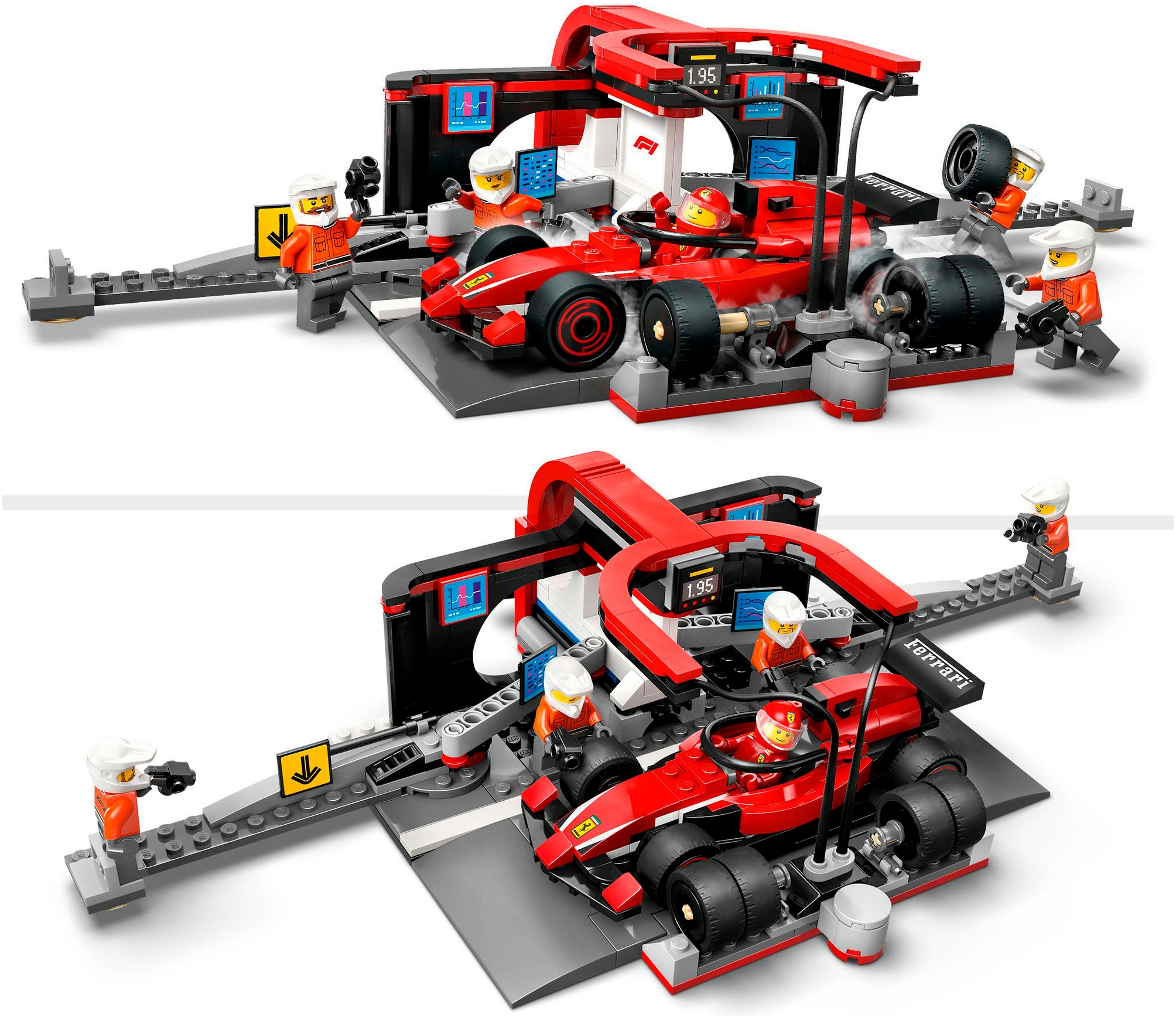 LEGO® Pions de construction »F1® Boxenstopp mit Boxencrew und Ferrari Flitzer (60443), LEGO City« LEGO City; Made in Europe
