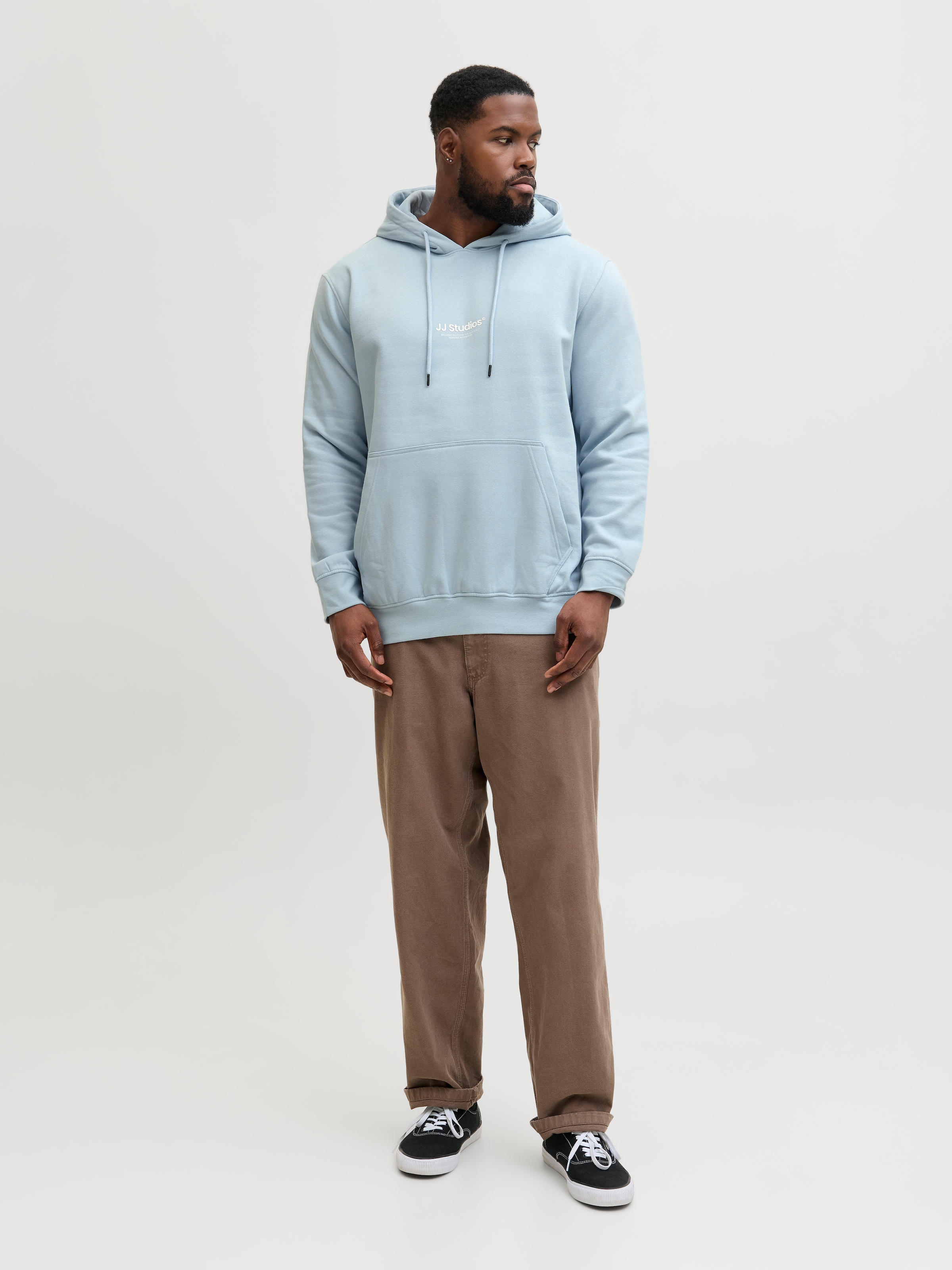 Jack & Jones PlusSize Kapuzensweatshirt »JJESOHO SWEAT HOOD NOOS PLS«, mit Logobranding
