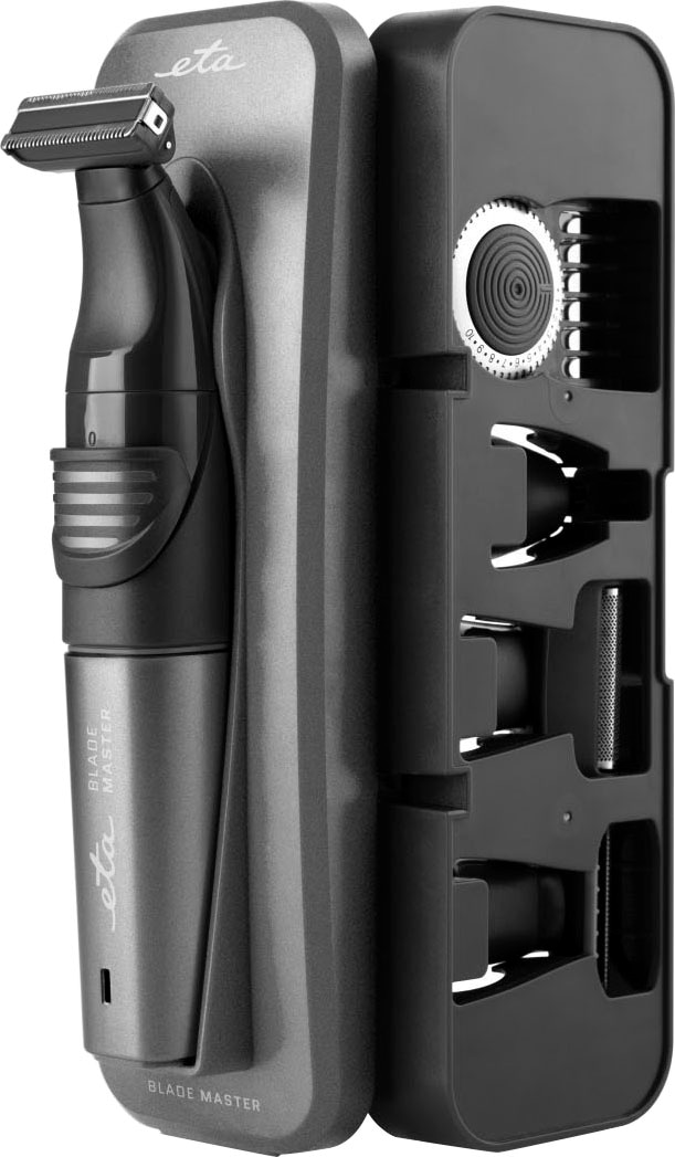 eta Rasoirs électriques »Haar- und Bartschneider BladeMaster ETA034190000« 5 cuis Aufsätze Tondeuse de précision SmartClick 5-in1-Multifunktionstrimmer