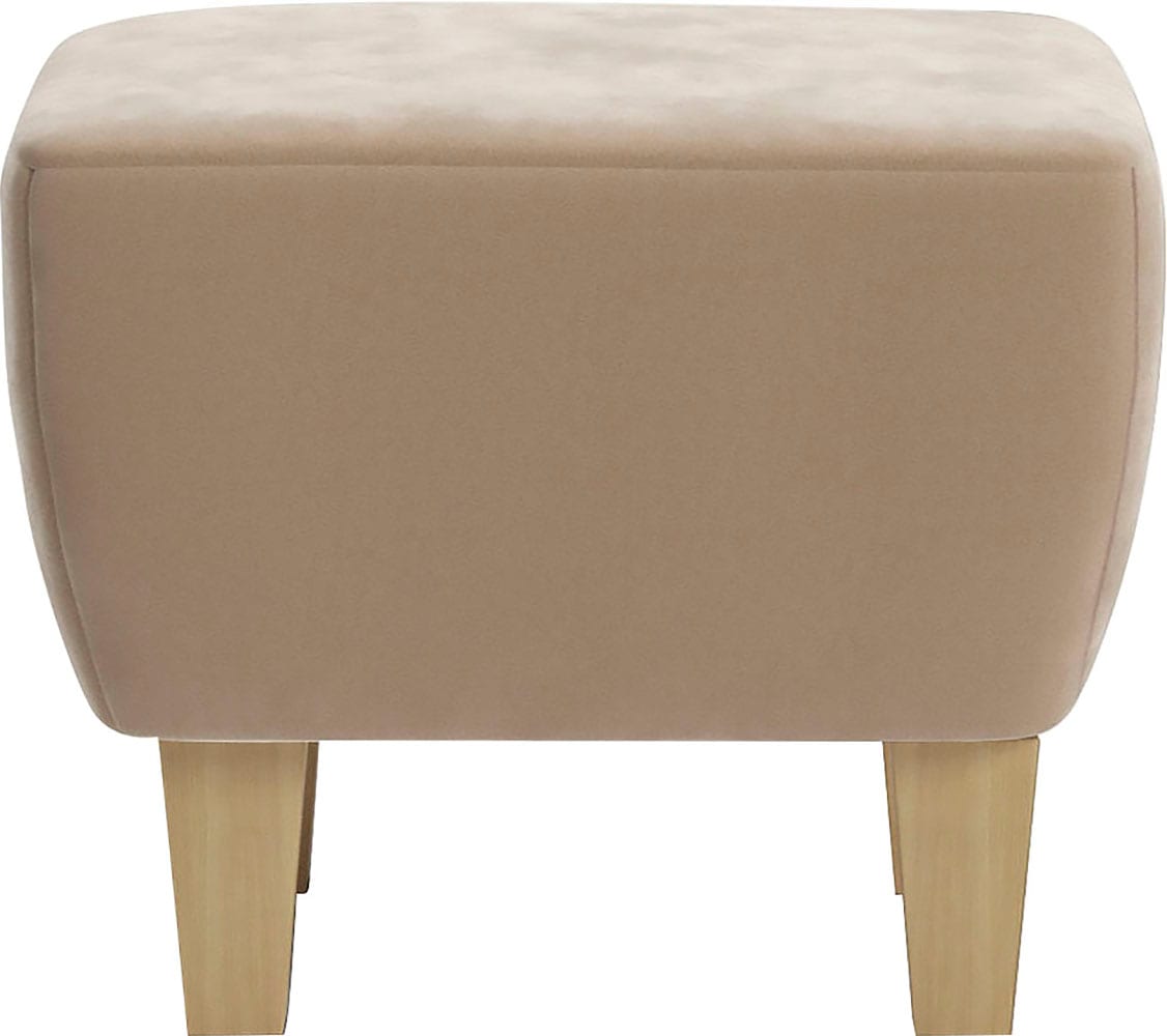 Home affaire Tabouret rembourré »Viva« mit Buchefüssen