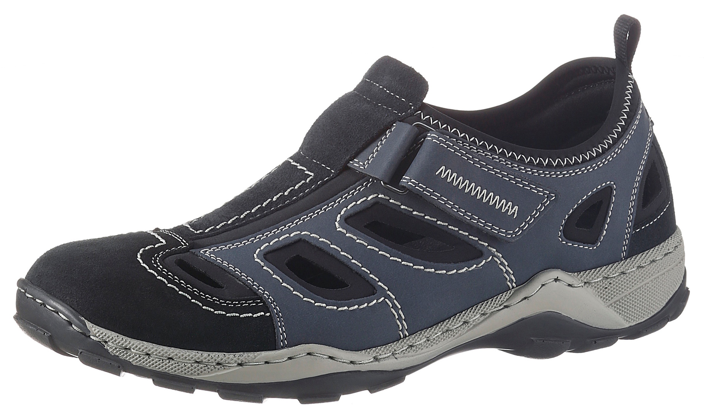 Image of Rieker Slipper, mit auffälliger Kontrastnaht bei Ackermann Versand Schweiz