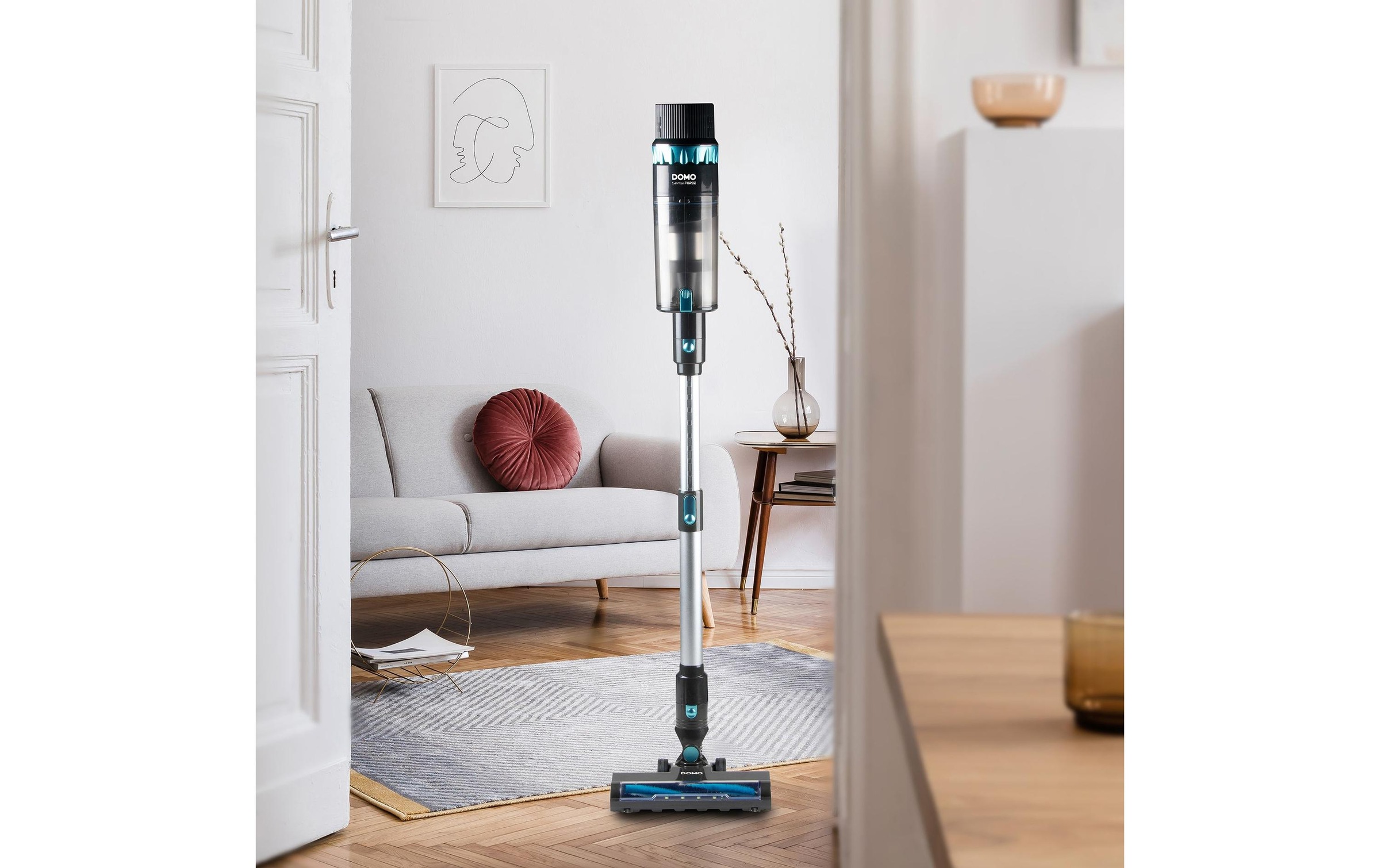 Domo Aspirateur à main et à manche sans fil »DO244SV«