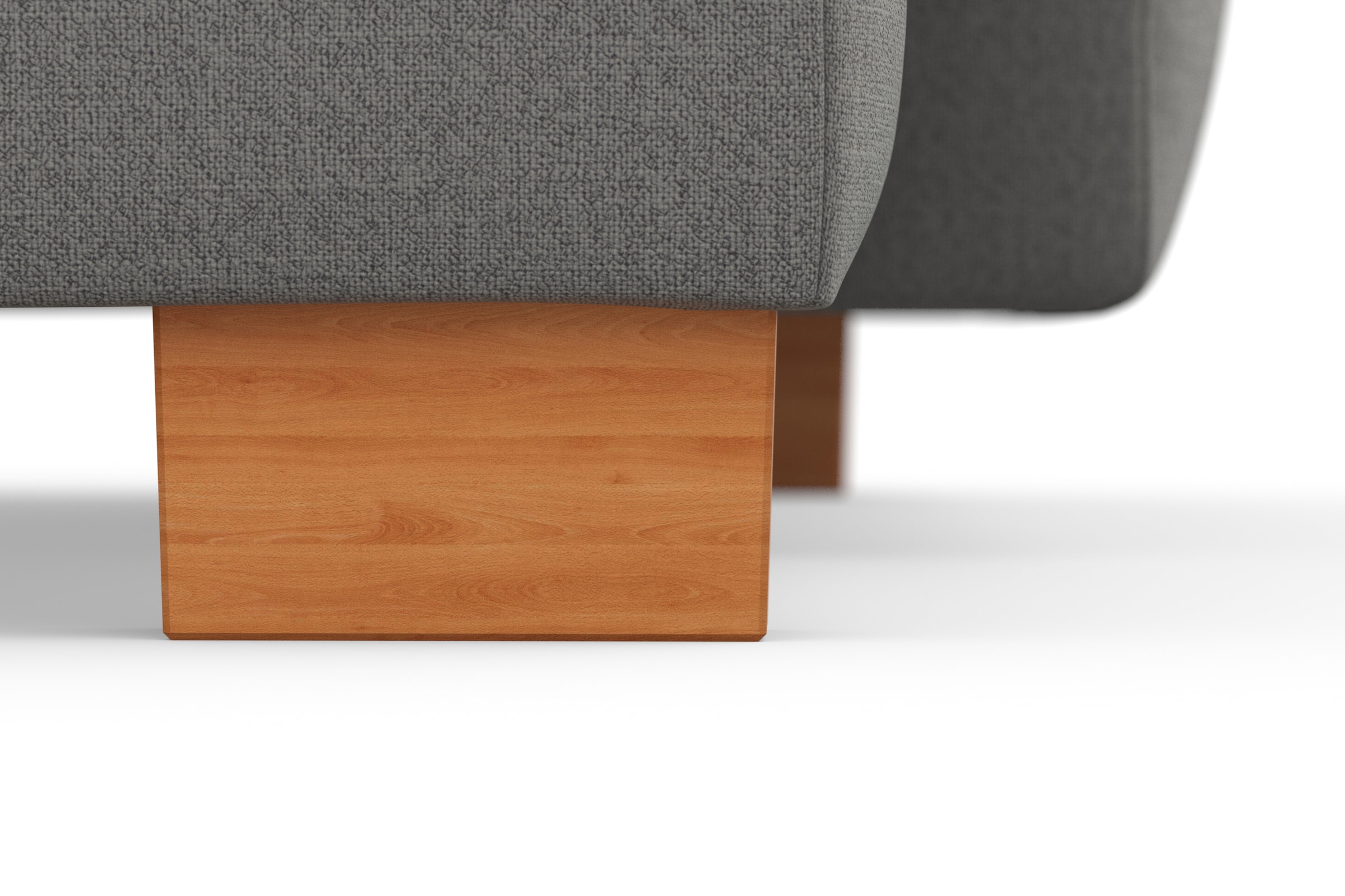 sit&more Canapé d'angle »Dundee L-Form« mit Federkern und Massivholzfüssen, wahlweise mit Kopfteilverstellung