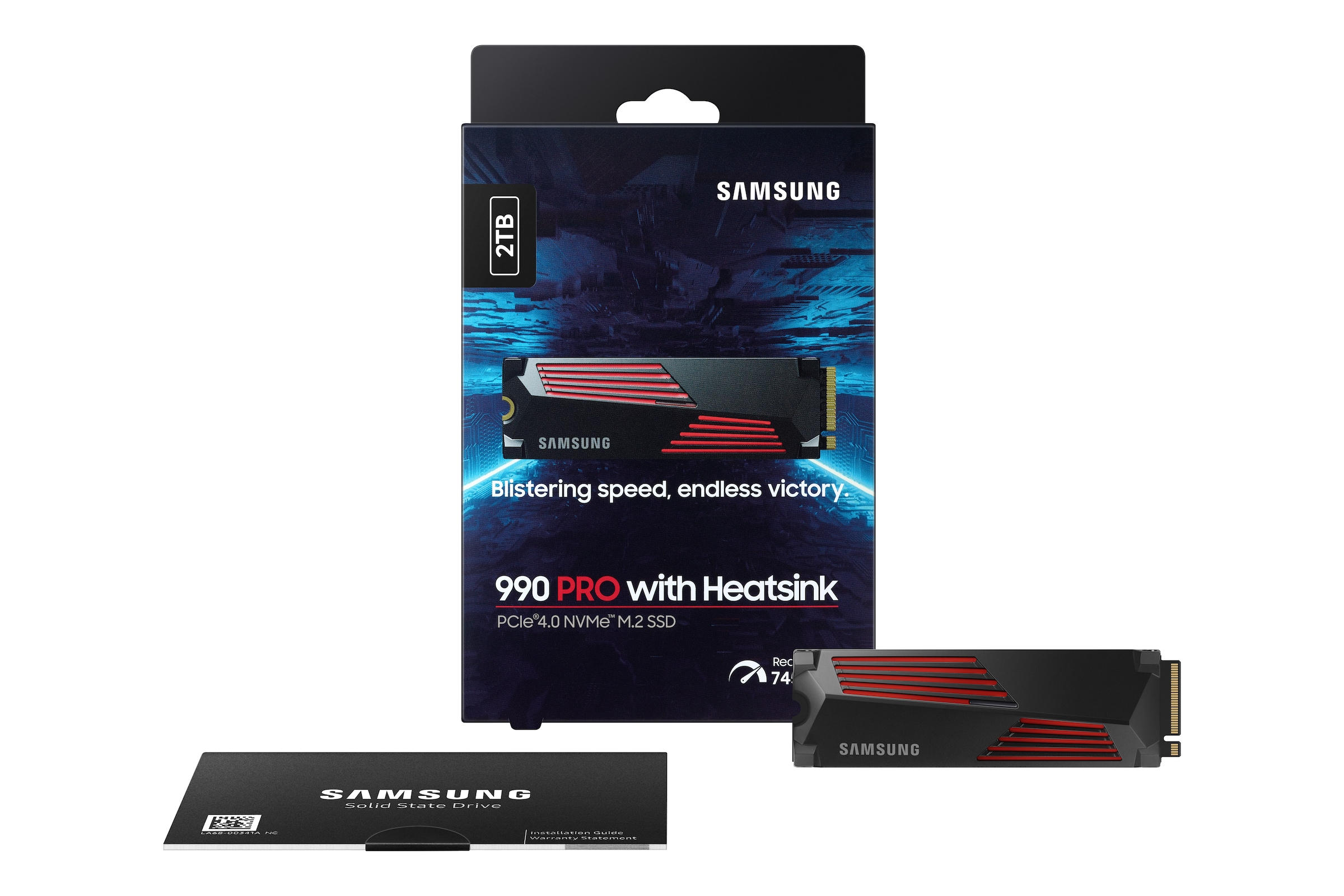 Samsung interne SSD »990 PRO Heatsink«, Anschluss M.2, mit Kühlkörper