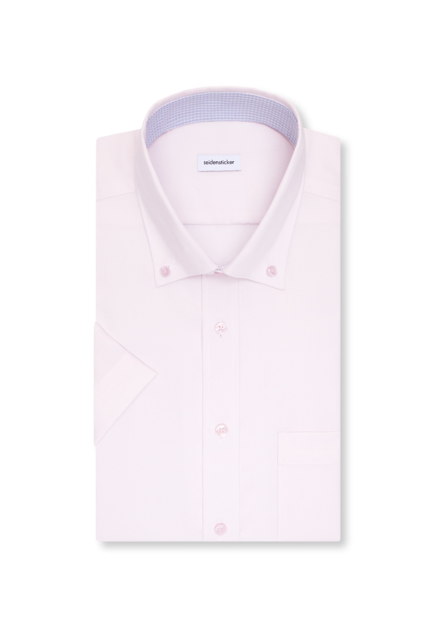 seidensticker Chemise d'affaires »Schwarze Rose« Regular 1/2 Button-Down-Kragen Struktur