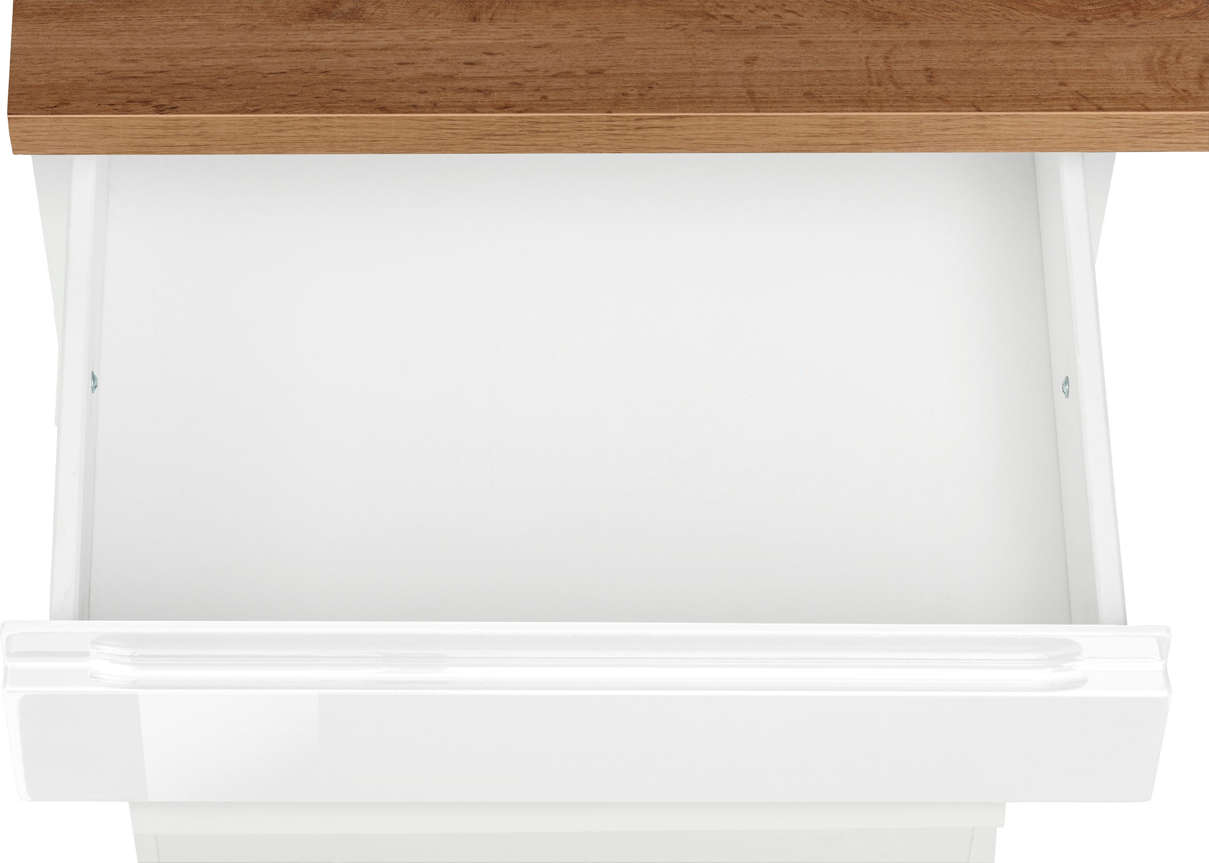 KOCHSTATION Kitchenette »KS-Virginia,neu in verbesserter Ausführung« plan de travail épaisseur 38 mm, rangement, fermeture douce,  Largeur 290, fonction Soft-Close, sans appareils électriques