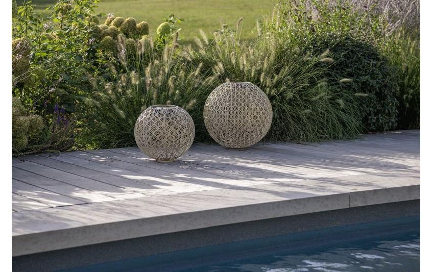 STT LED Windlicht »Solar Antic Ball« Warmweiss