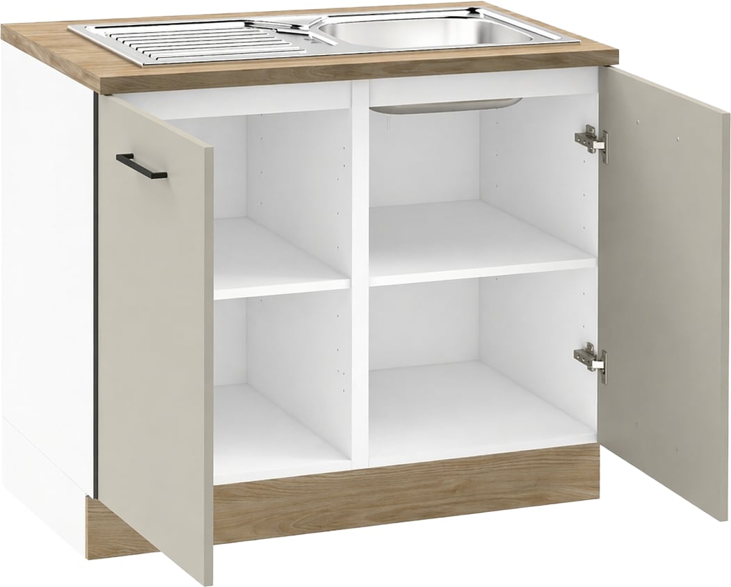 KOCHSTATION Spülenschrank »KS-Kolari« 1 Stk. tlg. Masse (B/T/H): 100,1 x 60 x 88 cm