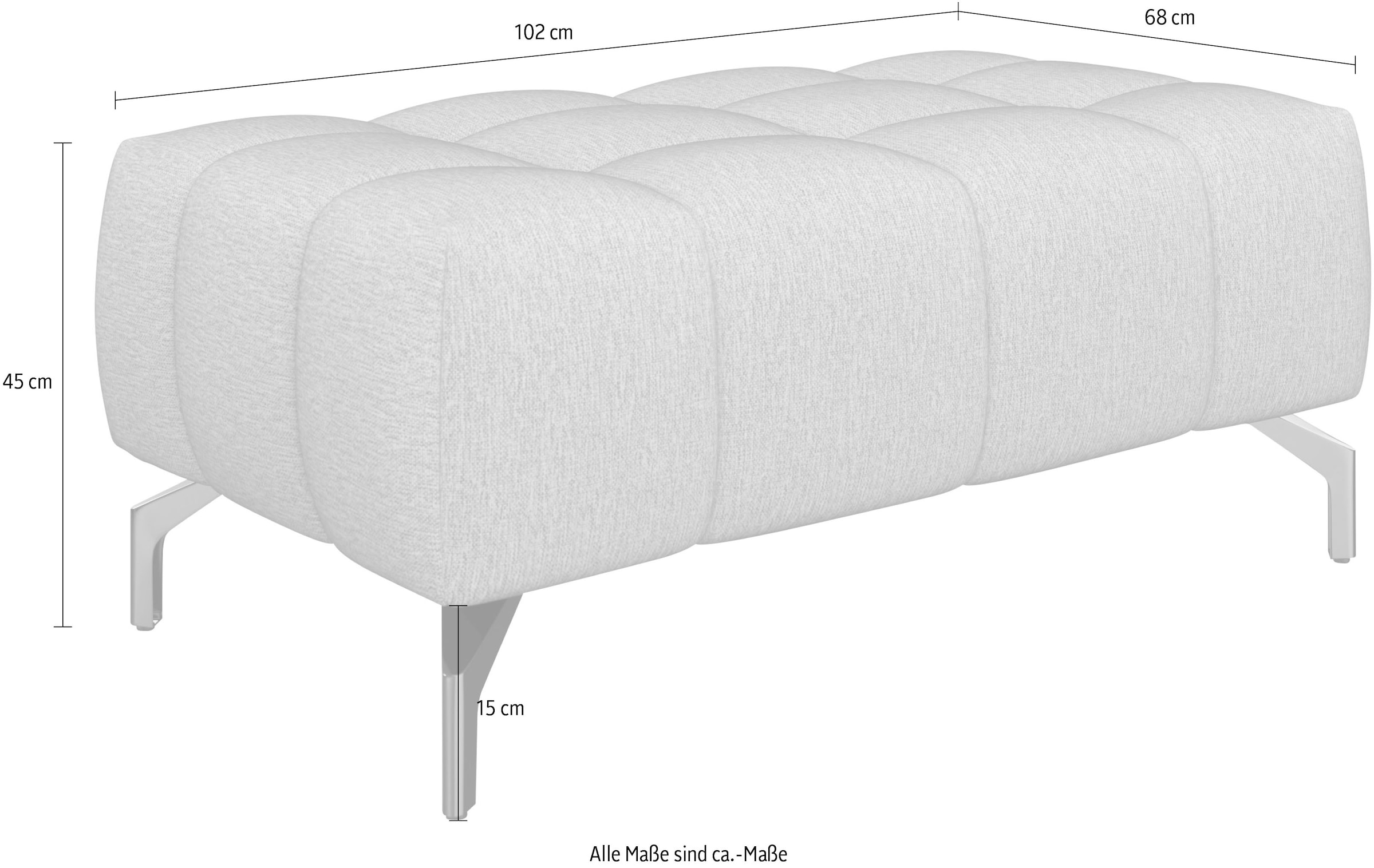 sit&more Hocker »Cool«, mit schwarzen Füssen