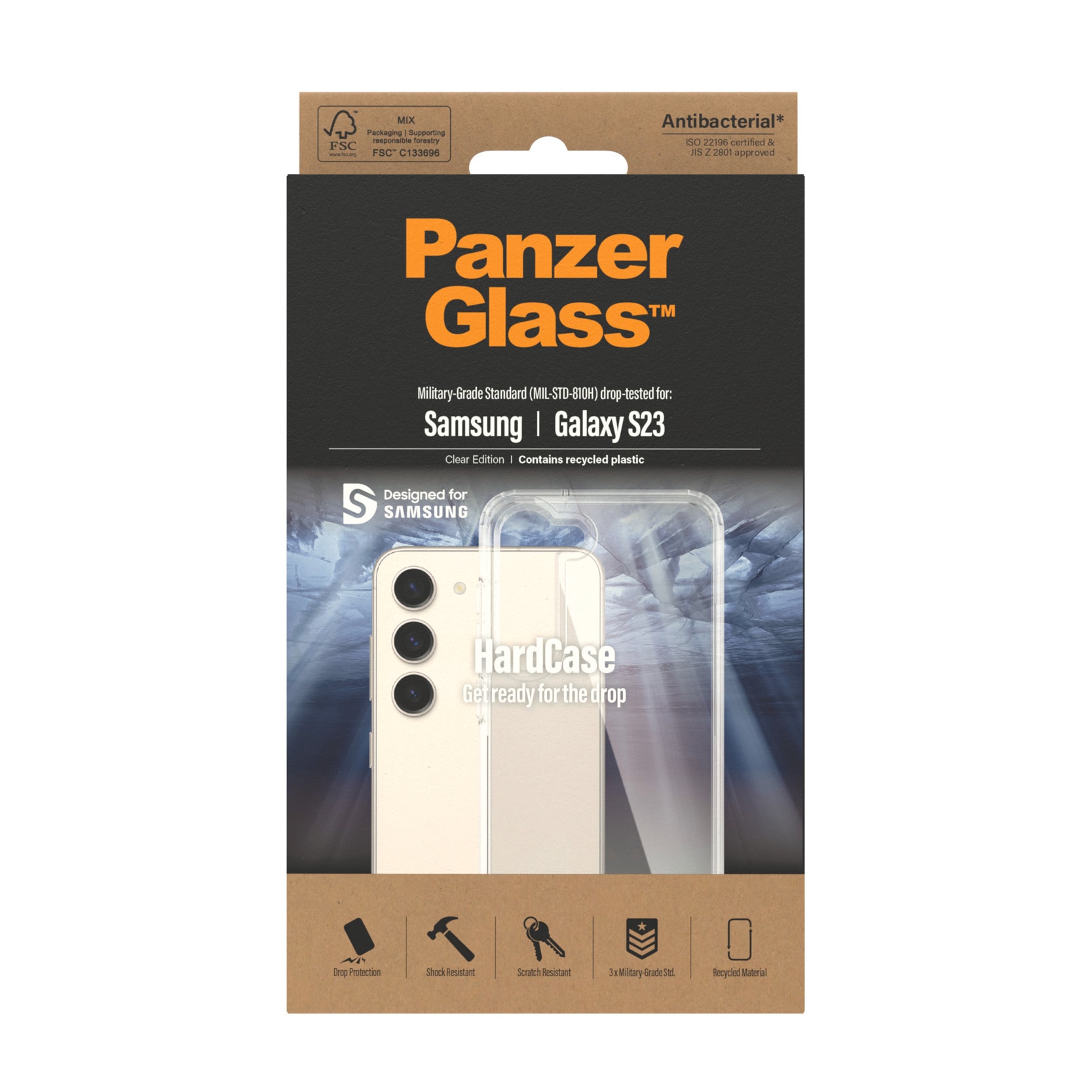 PanzerGlass Couverture arrière »Hardcase - - Samsung Galaxy S23 AB«
