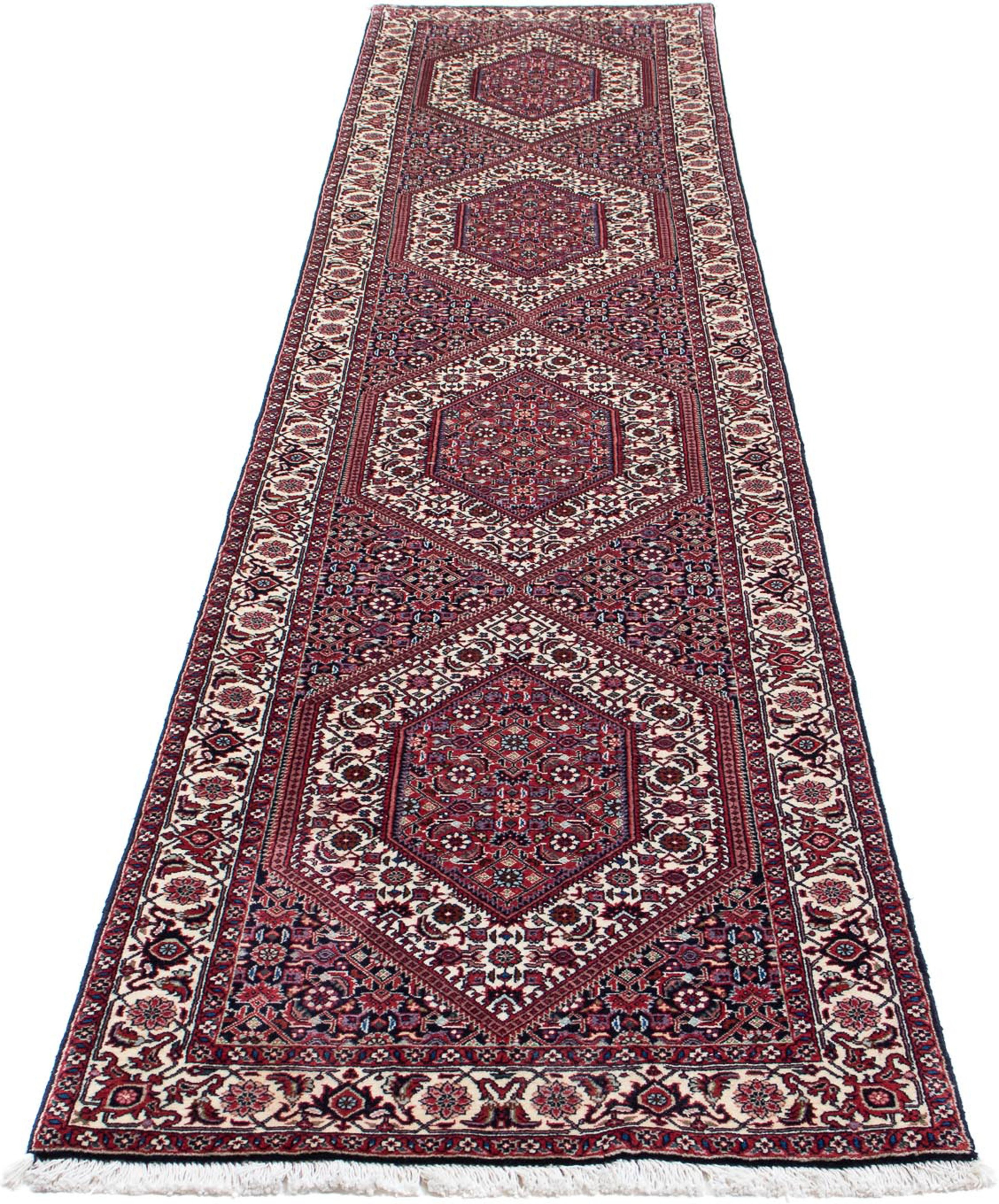 Image of morgenland Orientteppich »Perser - Bidjar - 351 x 72 cm - mehrfarbig«, rechteckig, 15 mm Höhe, Wohnzimmer, Handgeknüpft, Einzelstück mit Zertifikat bei Ackermann Versand Schweiz