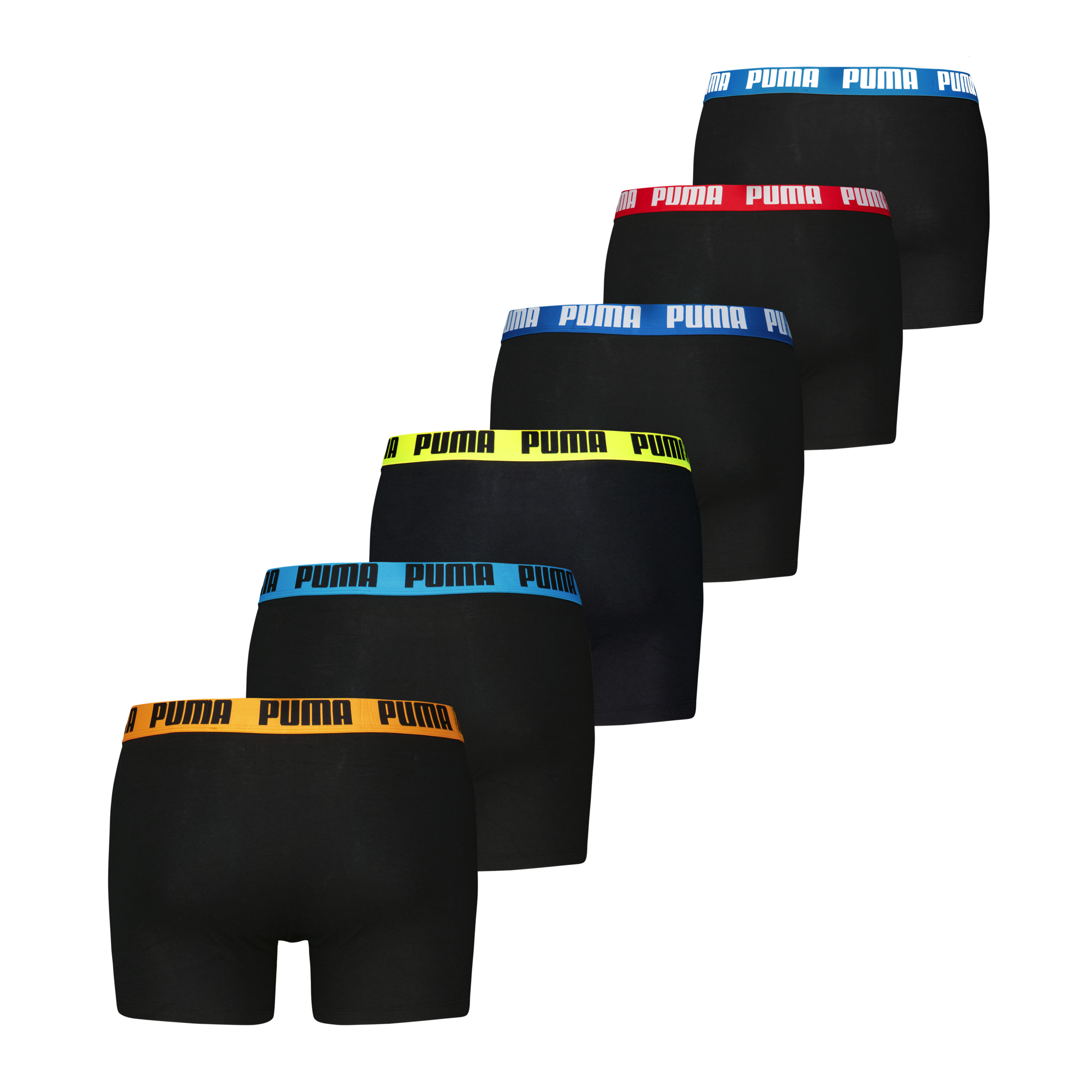 PUMA Boxers »PUMA MEN EVERYDAY BOXER 6P ECOM« Packung, 6er Pack,  Elastischer Logobund,  Stretchmaterial, ohne Eingriff