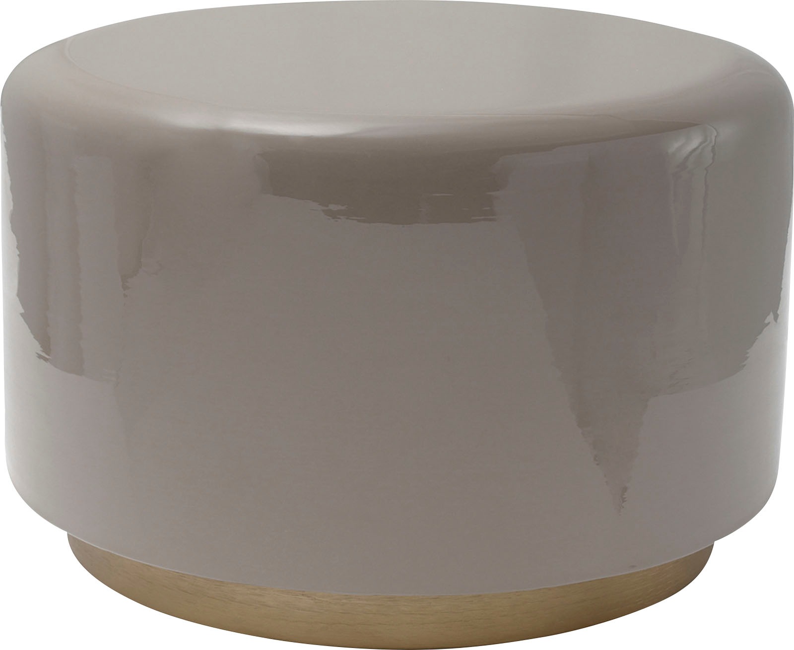 Kayoom Sitzhocker »Hocker Artisse, Edler Touch durch goldfarbenenen Sockel«, (1 St.), stilvoll, farbig lackiert, dekorativ, Moderner Look
