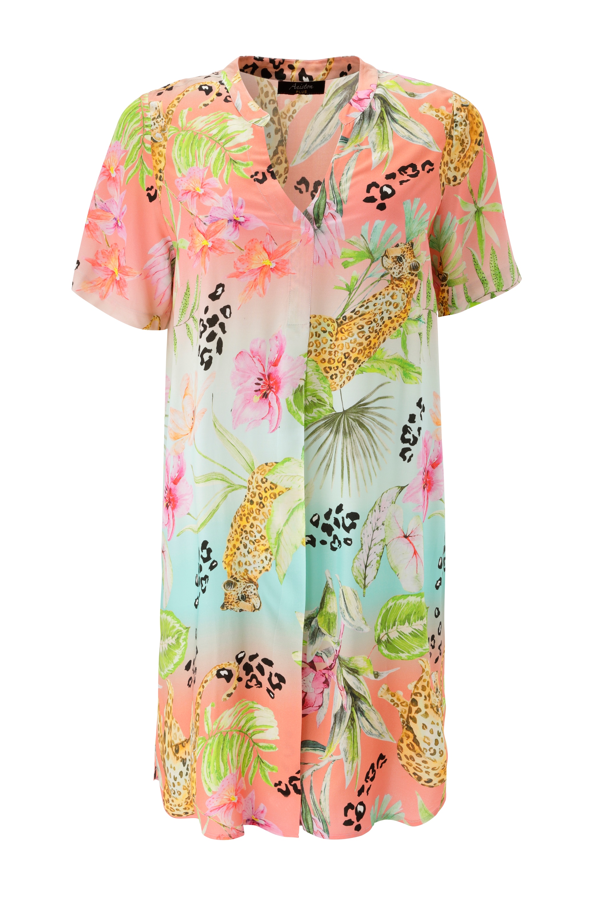 Aniston PLUS Robe chemisier mit farbenfroher Print - NEUE KOLLEKTION