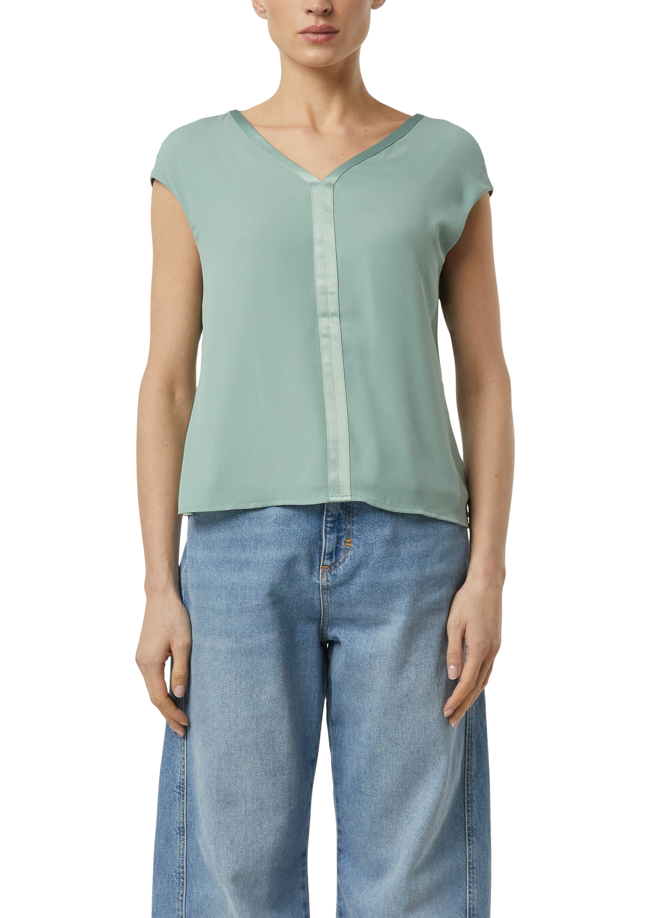 Image of Comma Kurzarmshirt mit Viskose