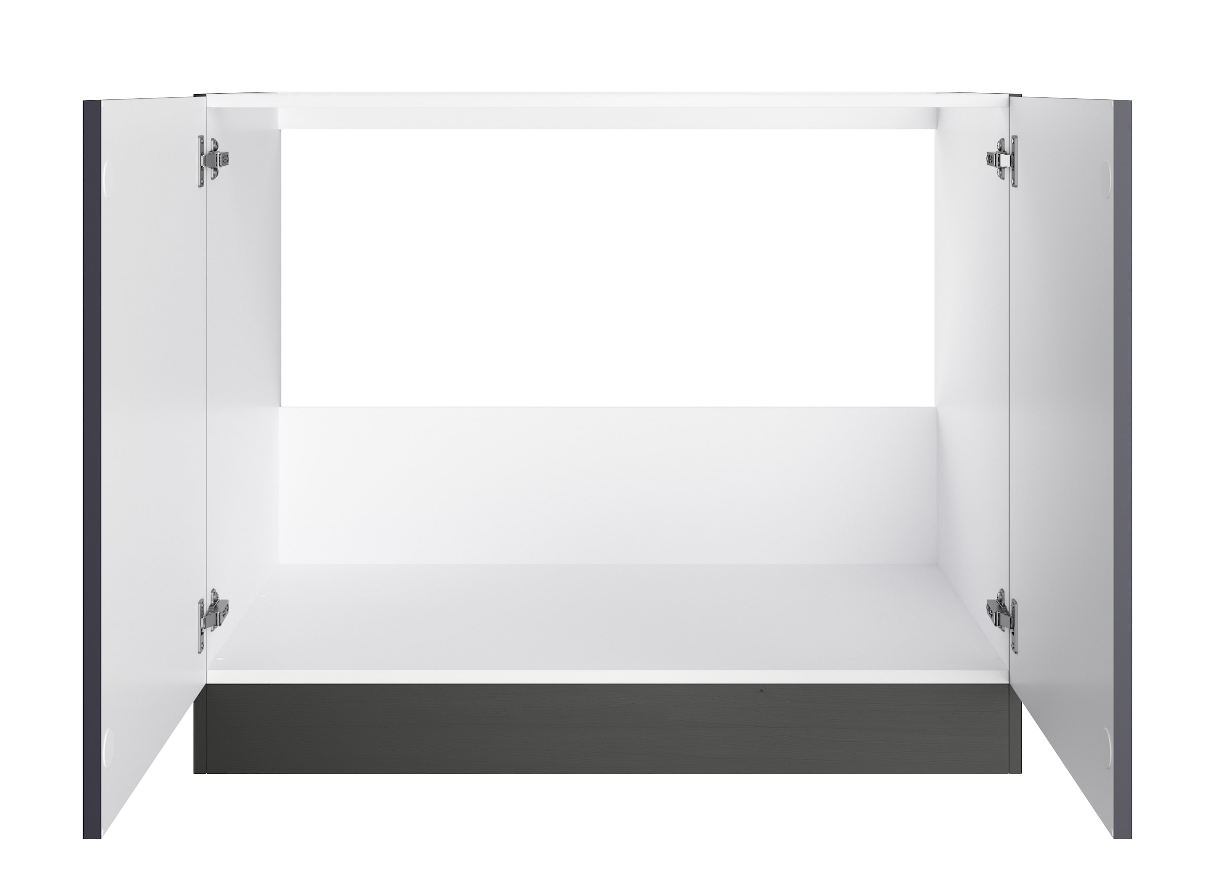 KOCHSTATION Spülenschrank »KS-Milan« Spülenschrank 100 cm, matte oder hochglänzende Fronten