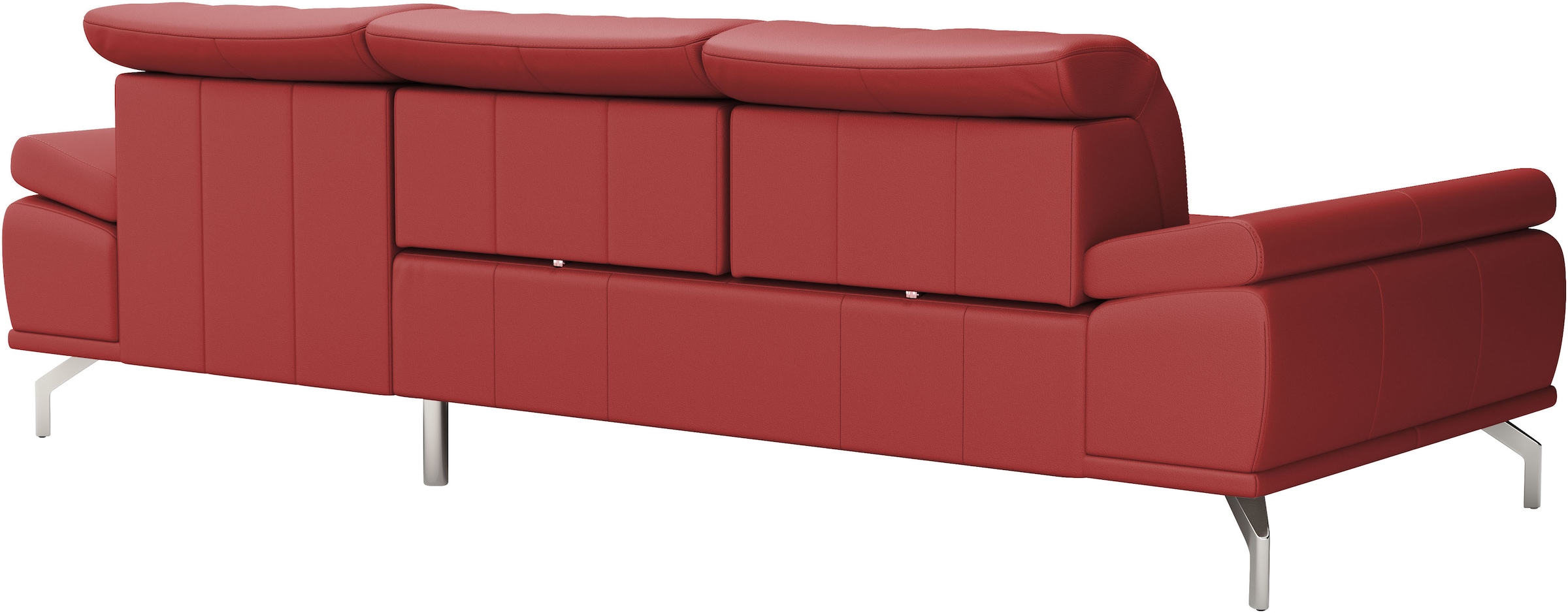 Places of Style Ecksofa »Caluna«, Inkl.Sitztiefenverstellung, wahlweise mit Kopf- und Armteilverstellung