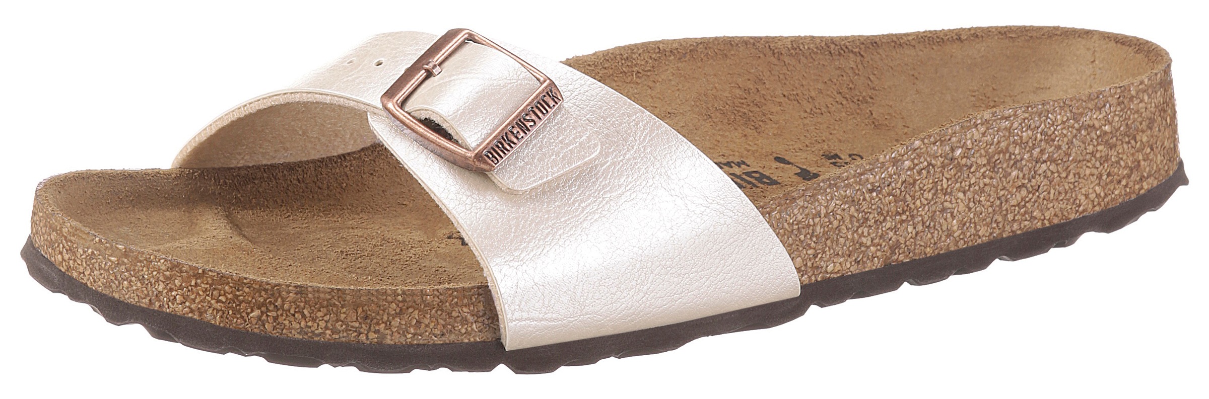 Image of Birkenstock Pantolette »Madrid«, mit Schnallenverschluss, Schuhweite: schmal bei Ackermann Versand Schweiz