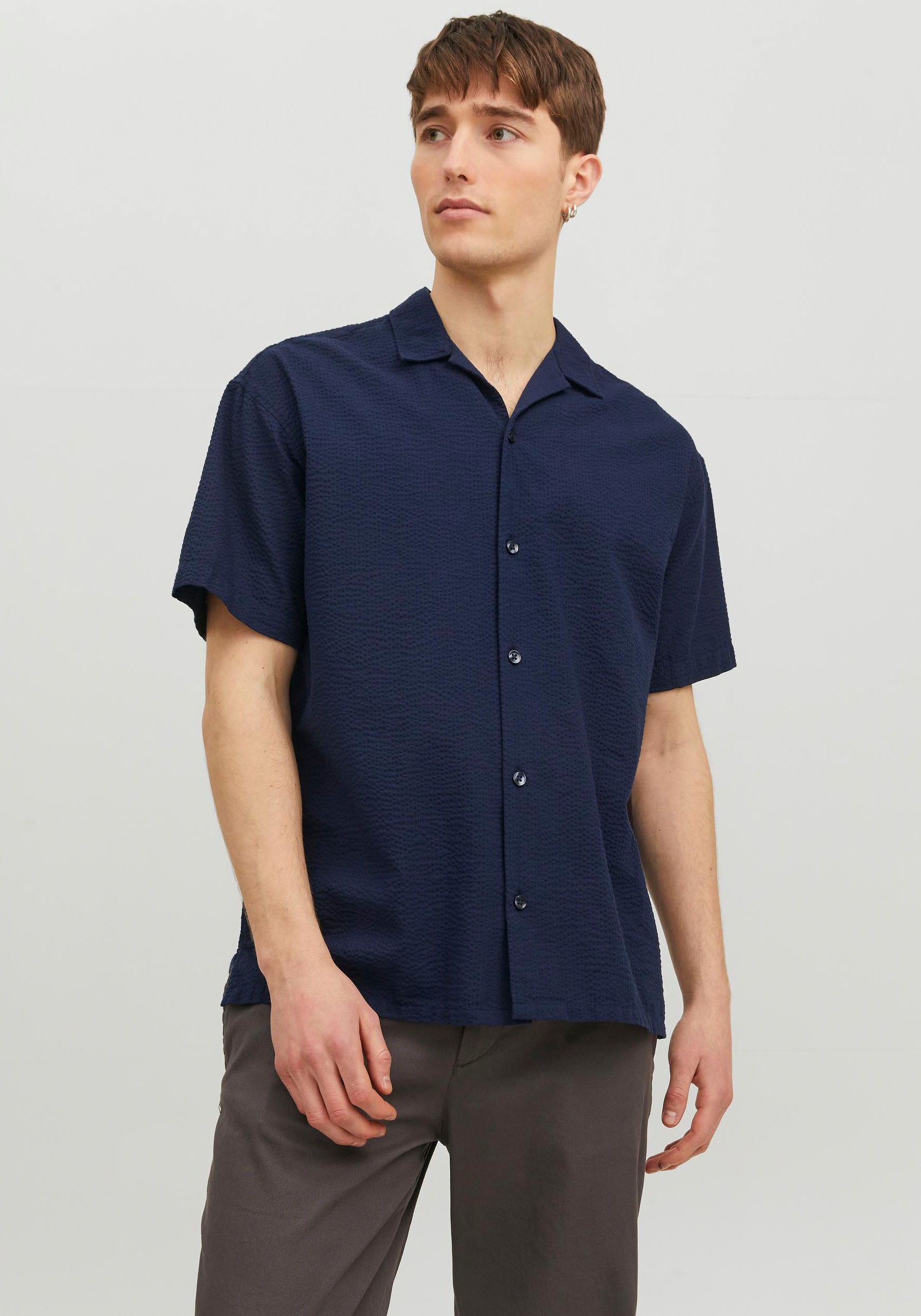 Jack & Jones Kurzarmhemd »JORPALMA SEERSUCKER SHIRT SS SN« kaufen