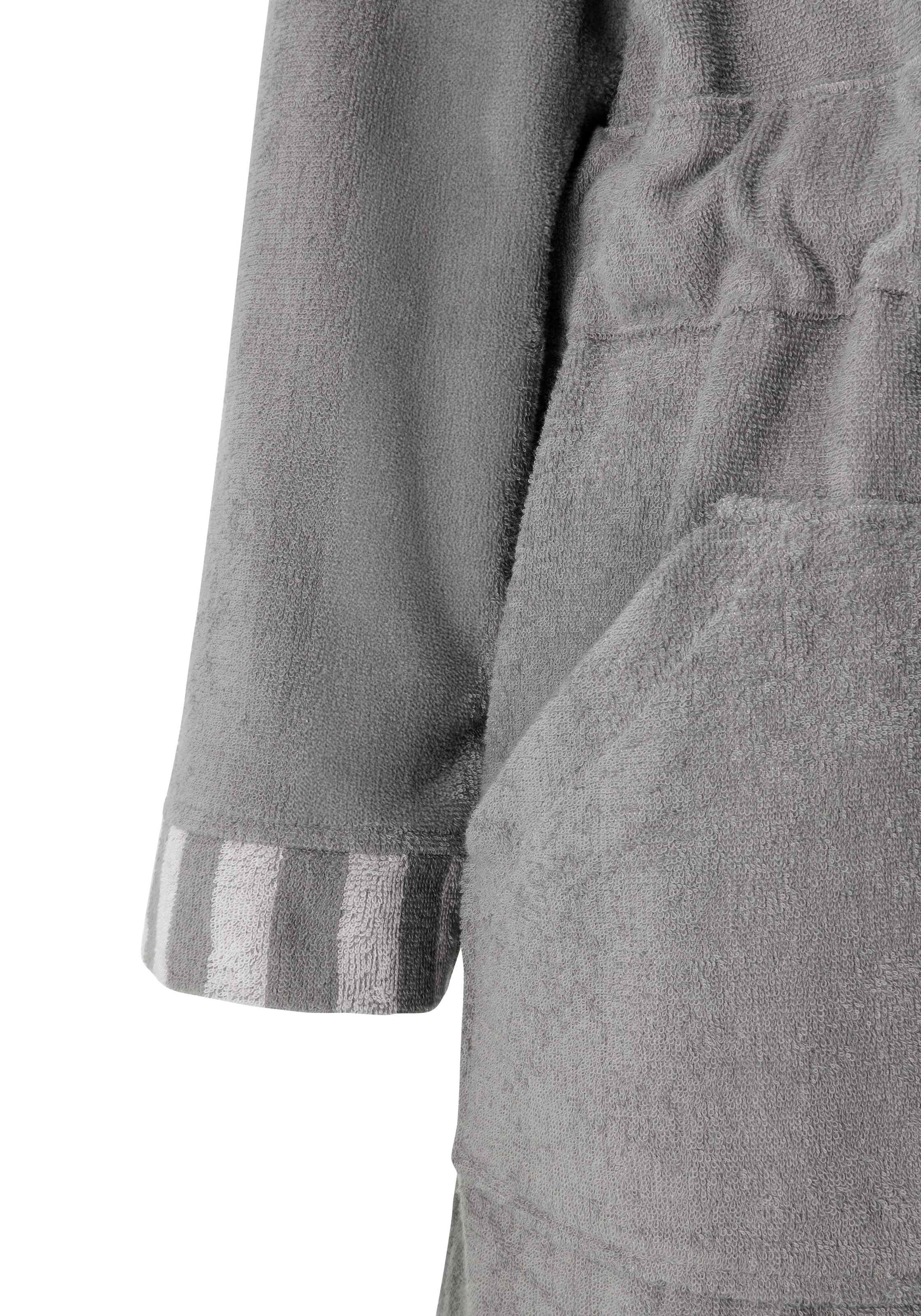 GOODproduct Damenbademantel »Sennia, ideal für Sauna & Spa, Hotelbademantel, Morgenmantel« 2 Stk. Steifendetails, 100% Baumwolle, mit GRATIS-Zugabe: 1x Turban-Handtuch