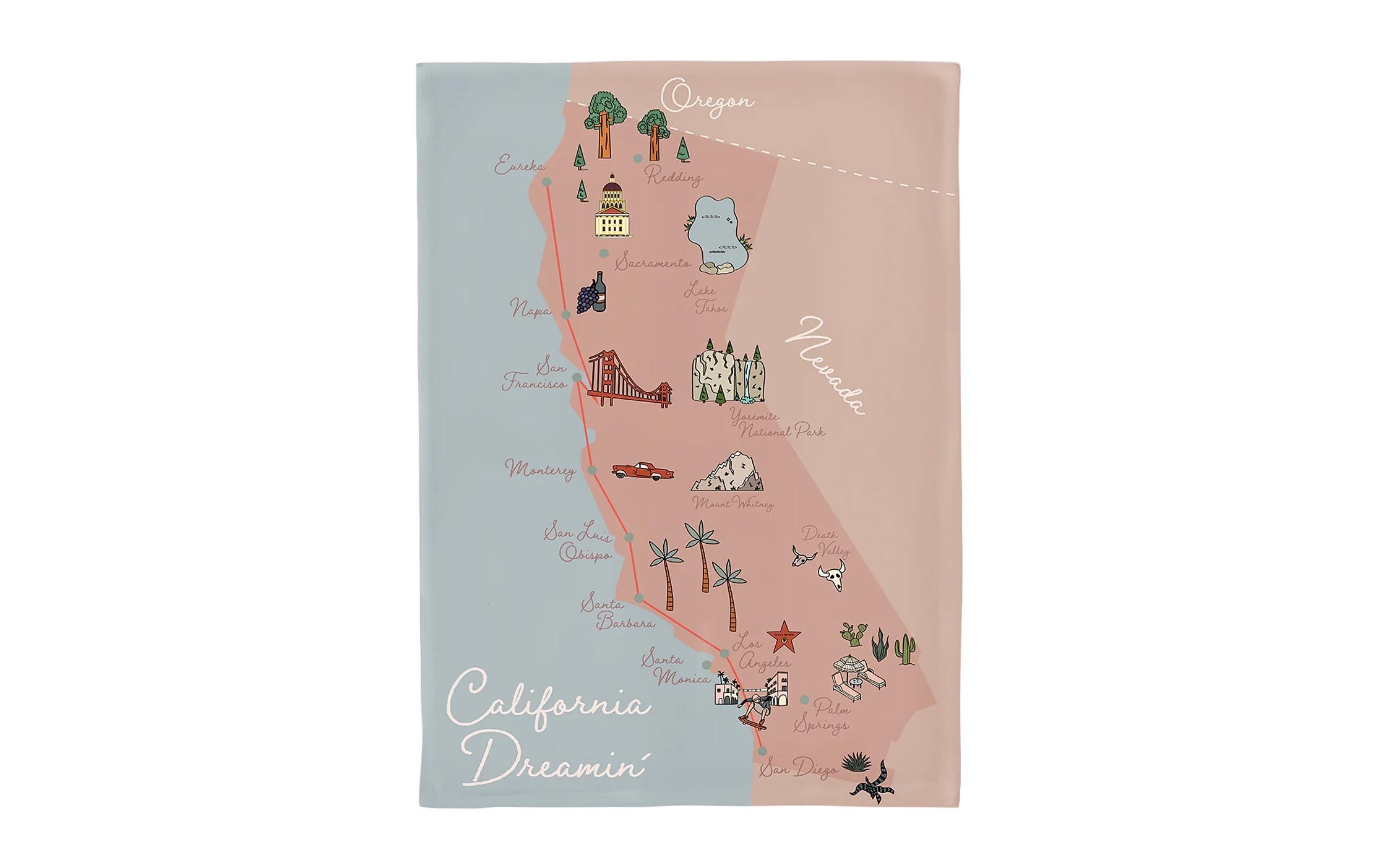 Image of Geschirrtuch "Chic Mic California Dreamin 50 x 70 cm"