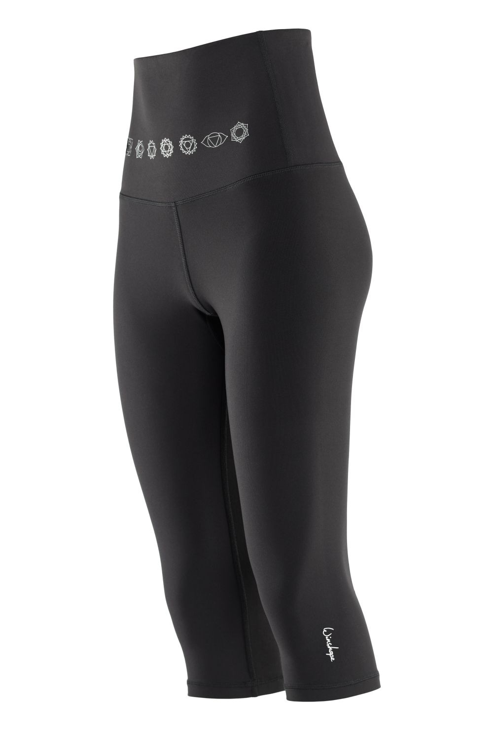 Winshape Leggings »3/4-Functional Comfort HWL212C-silberfarbenne 7 Chakras«, High Waist