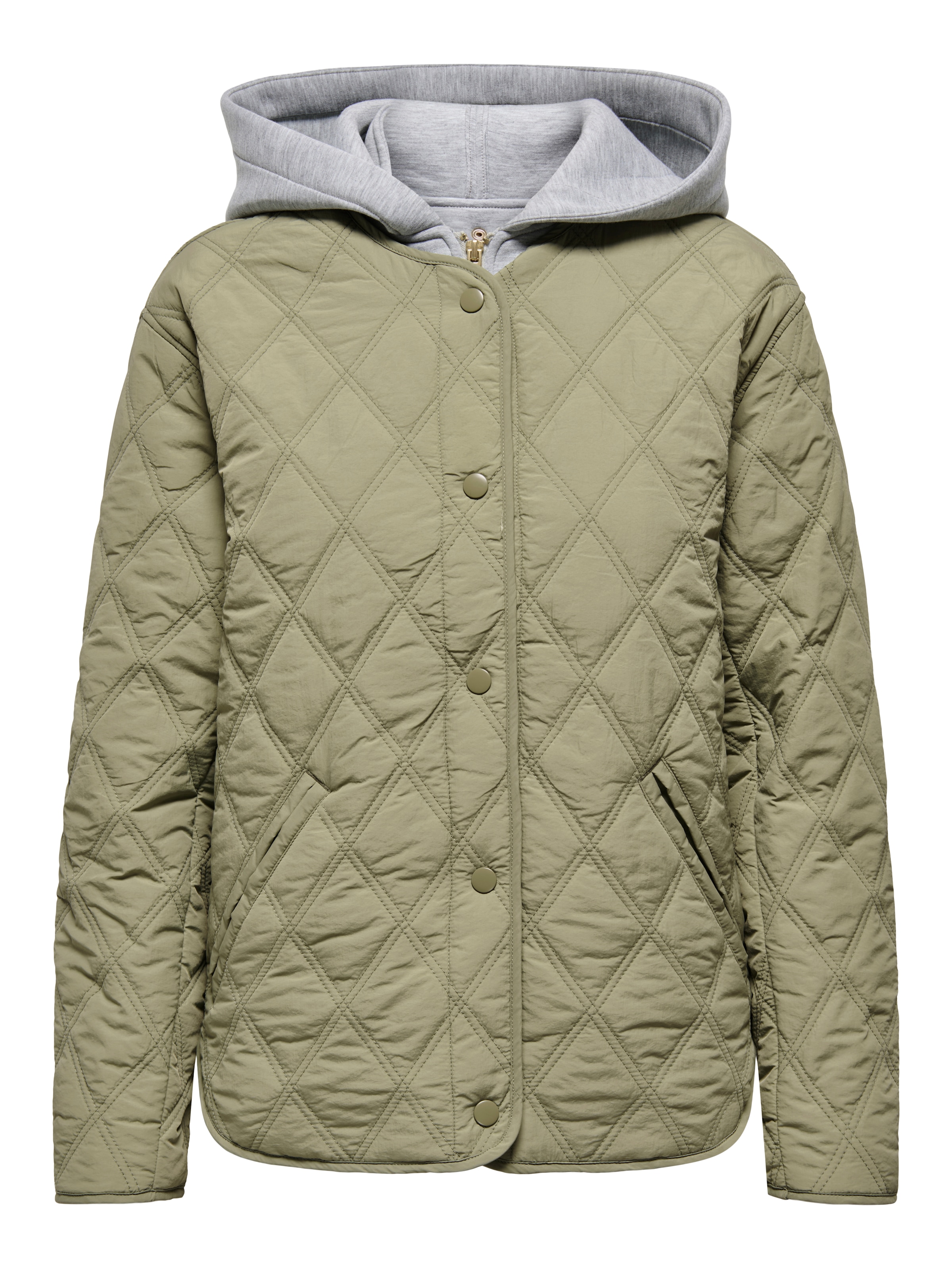 ONLY Veste matelassée »ONLRISSO LIFE HOOD QUILT JACKET CC OTW« mit Kapuze mit abnehmbarer Kapuze