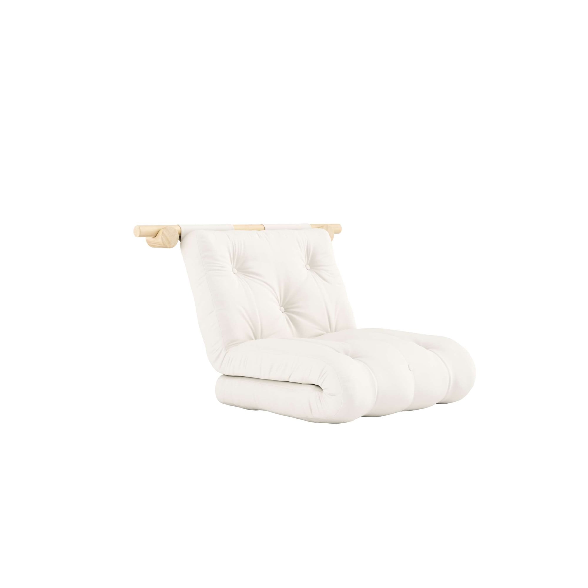 Karup Design Schlafsofa »Hooked Sofa Bed / Sleeper Chair – Sitz- oder Schlafplatz, platzsparend« Futonmatratze inkl. Halterungsset aus FSC®-zertifiziertem Massivholz