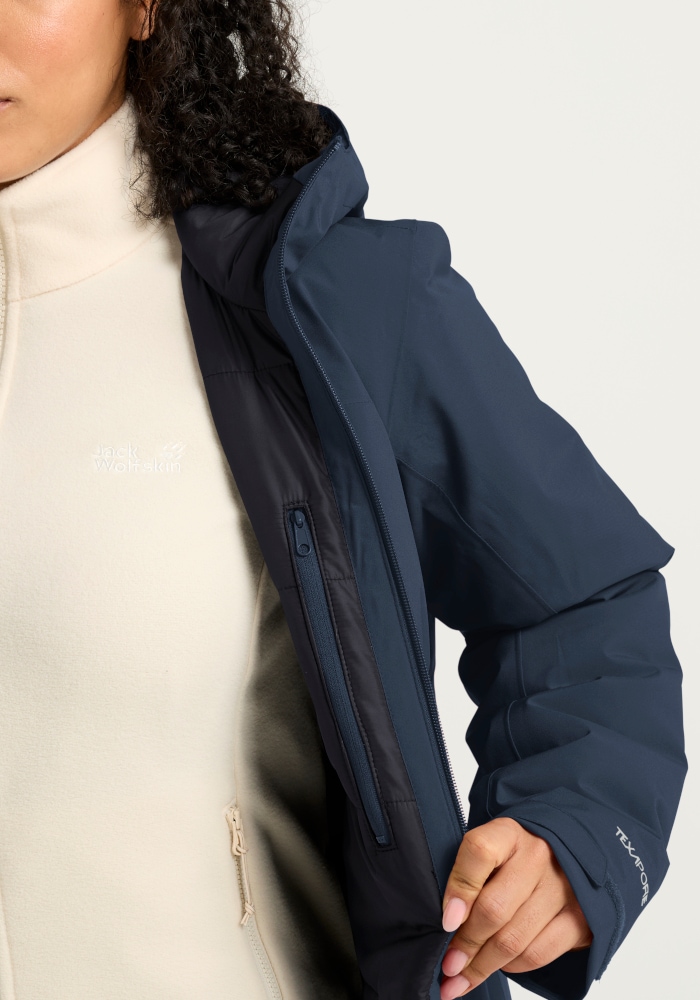 Jack Wolfskin Manteau d'hiver »HEIDELSTEIN 2 INS JKT W« à manches longues, en polyester