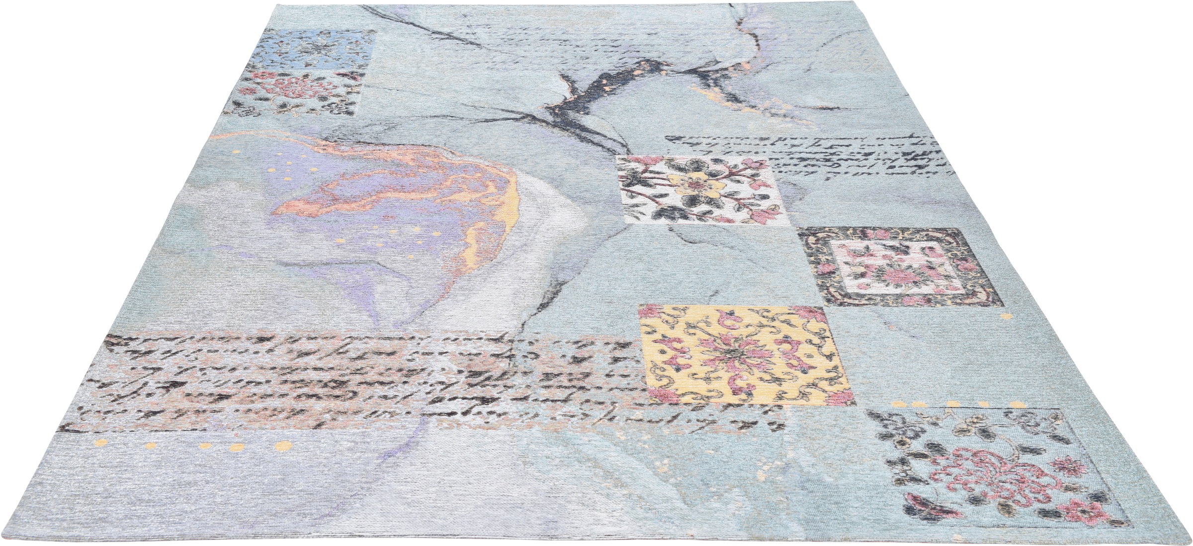 Image of Gino Falcone Teppich »Cosima-106«, rechteckig, 3 mm Höhe, flachgeweber Jaquard-Teppich, mit Chenillegarn, modernes Design, ideal im Wohnzimmer & Schlafzimmer bei Ackermann Versand Schweiz