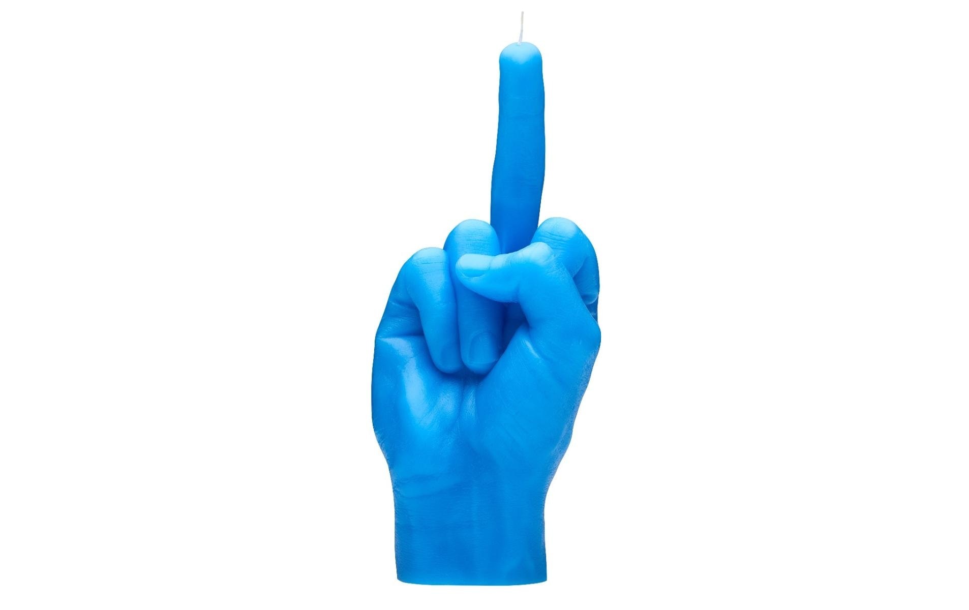 Image of Formkerze "Mandatus Candle Hand F*ck you"