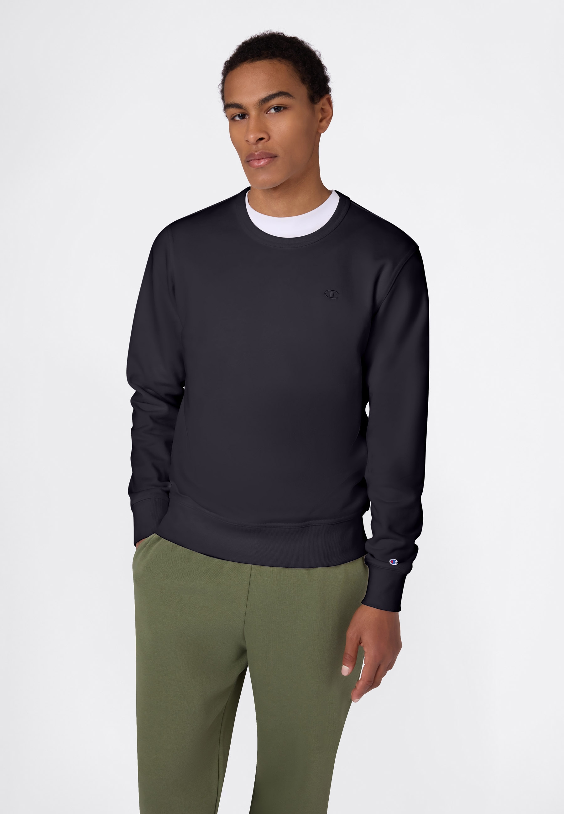 Image of Champion Sweatshirt "ICONS TONAL Terry Crewneck Sweatshirt", aus Baumwolle und Polyester