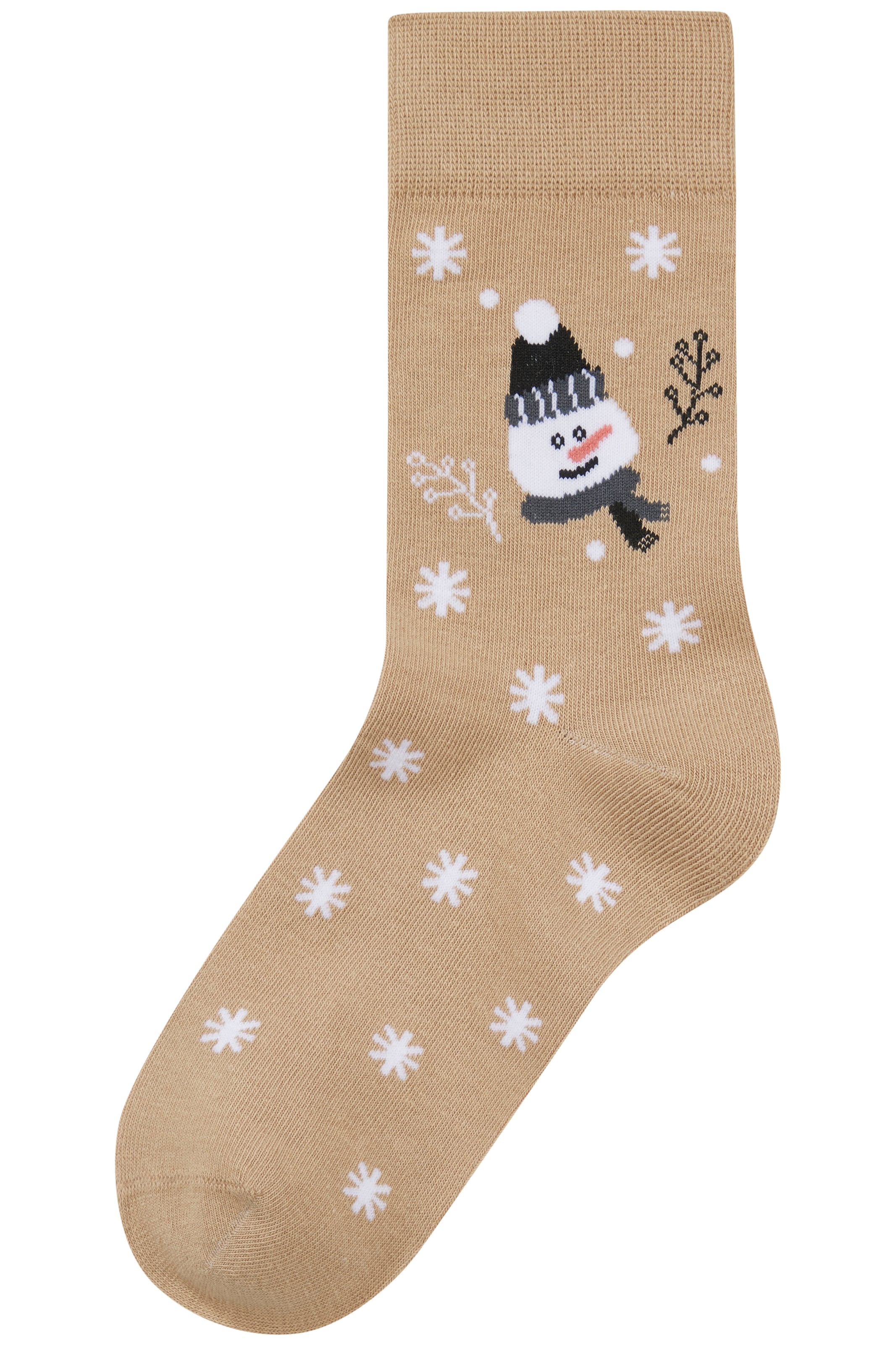 H.I.S Chaussettes basiques Packung, 3 Couple tlg. mit lustigen Weihnachtsmotiven