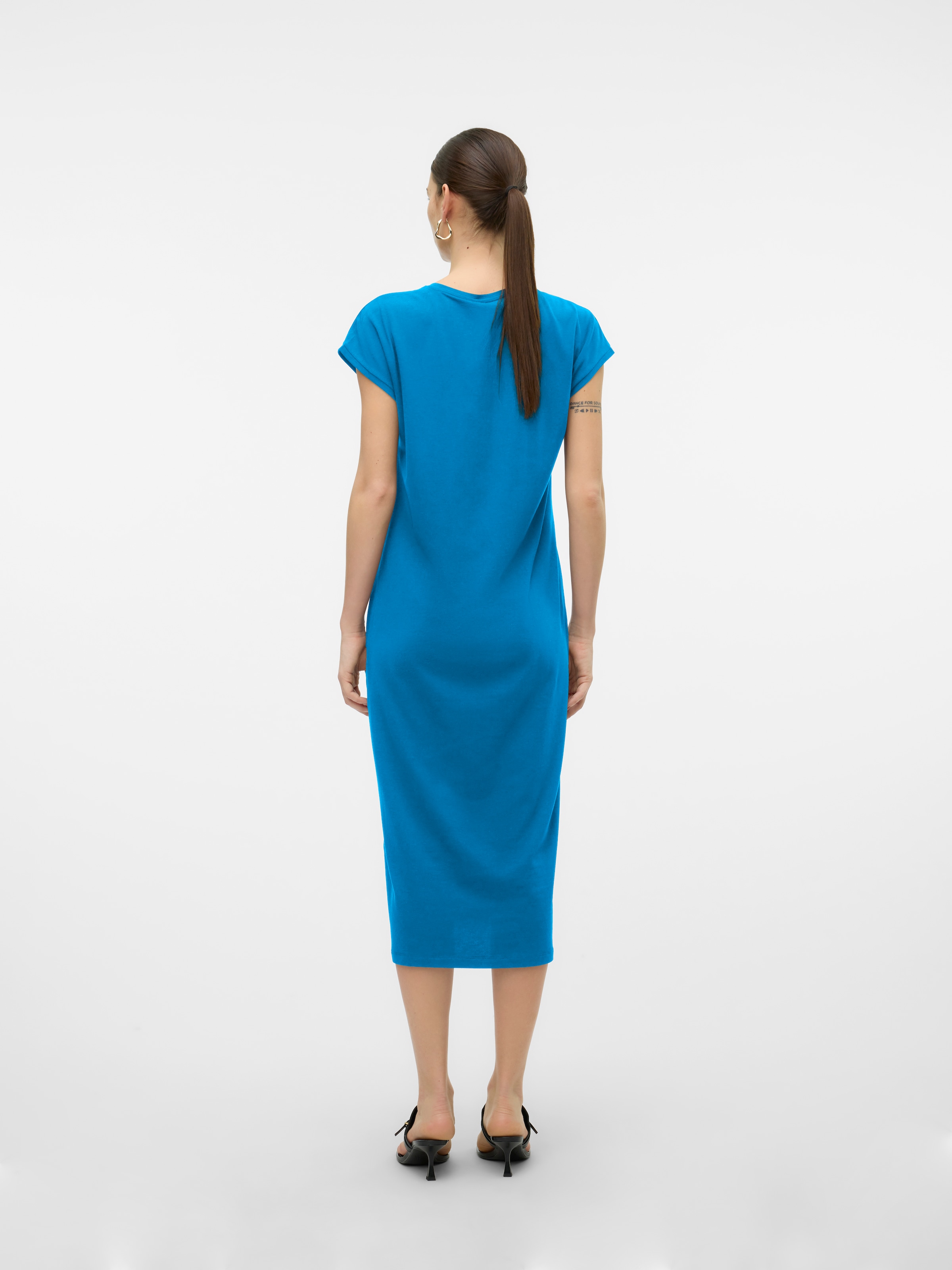 Vero Moda Midikleid »VMBARBARA SS CALF DRESS JRS SPE GA«