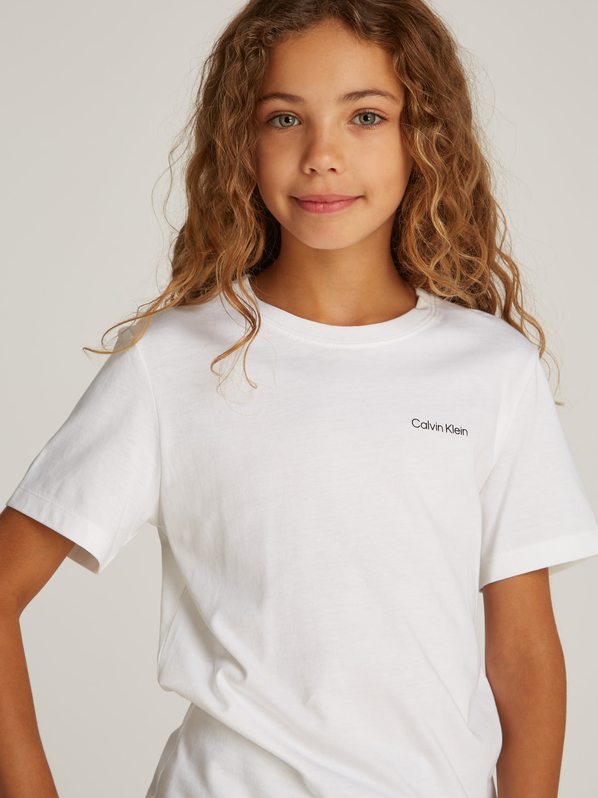 Calvin Klein Jeans T-Shirt »Chest Inst.Logo Ss T-Shirt«, für Kinder bis 16 Jahre und mit Logoschriftzug