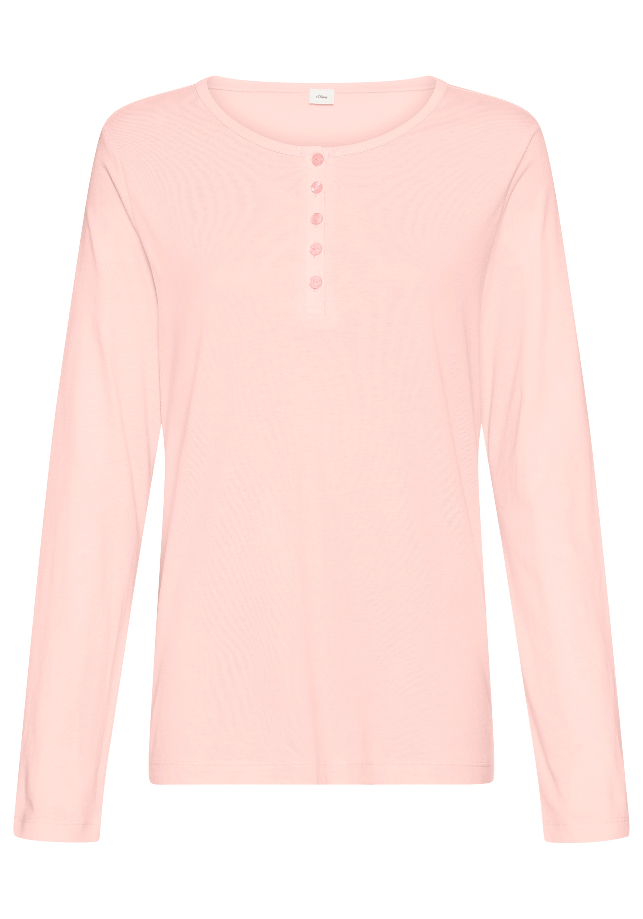 s.Oliver Haut de pyjama mit  Knopfleiste