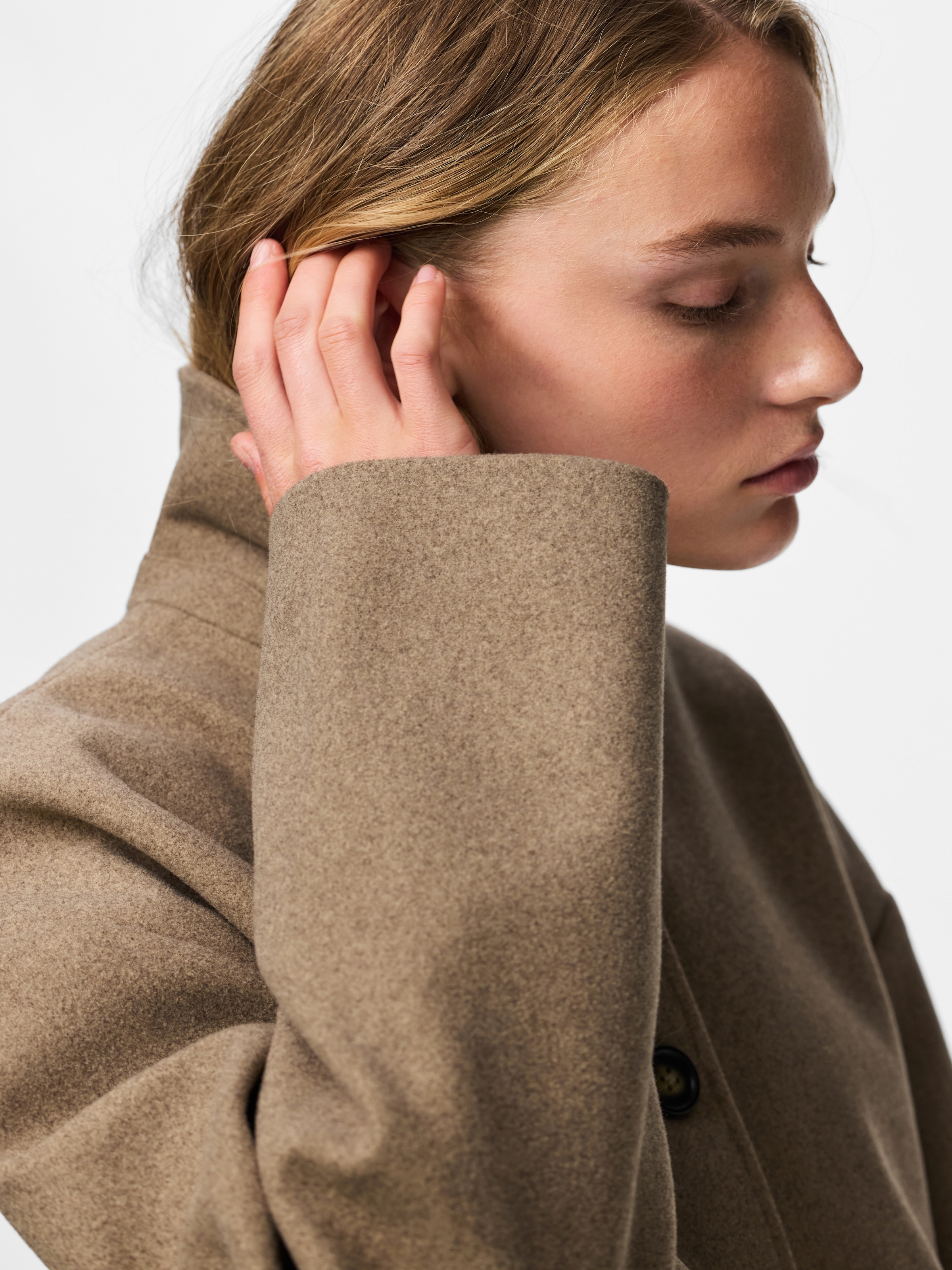 pieces Veste courte »PCAYA SHORT COAT NOOS BC« fibre synthétique