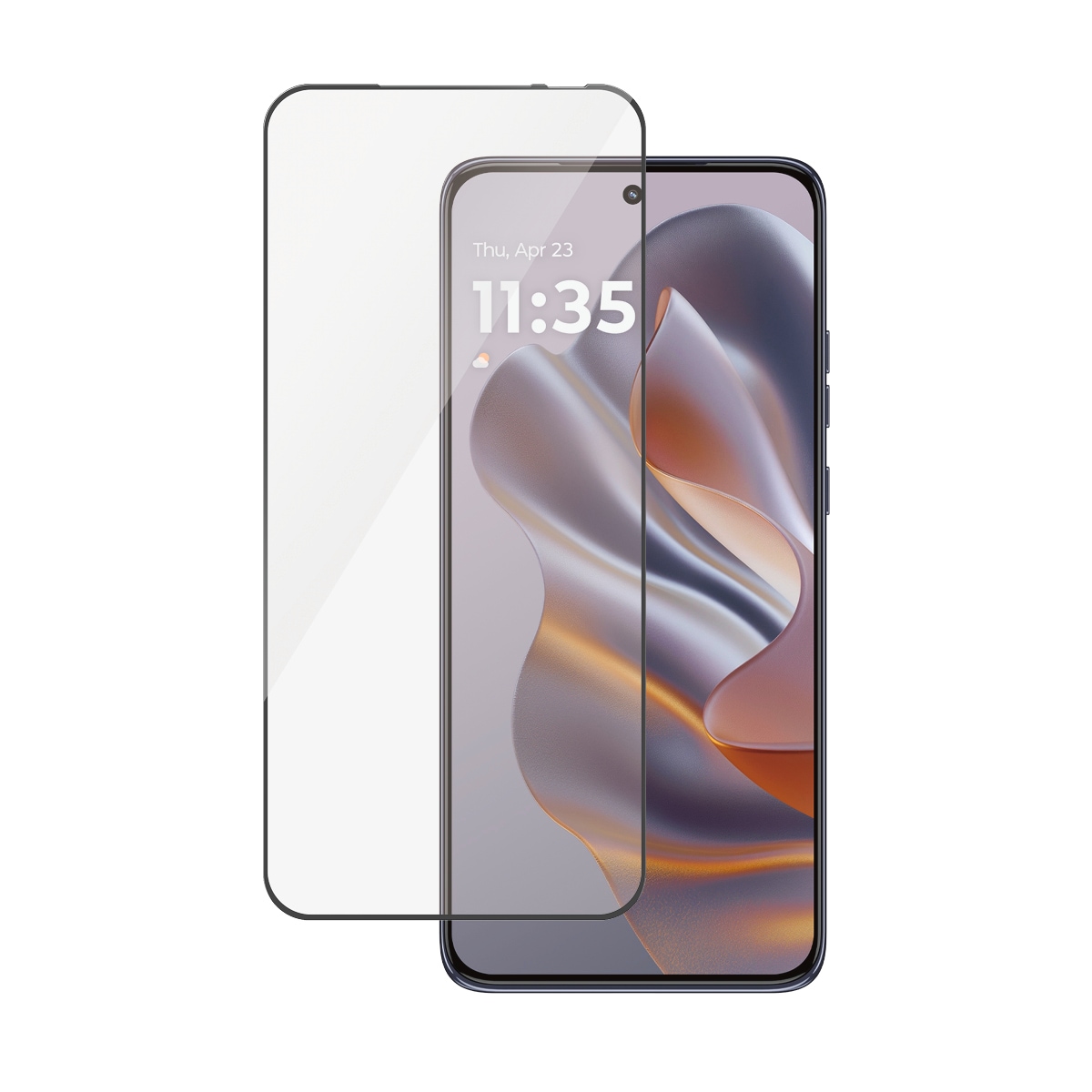 CARE by PanzerGlass Displayschutzglas »Ultra-Wide Fit Screen Protector«, für Motorola edge 50 Neo, Displayschutzfolie, Schutzfolie, Bildschirmschutz, kratz- & stossfest