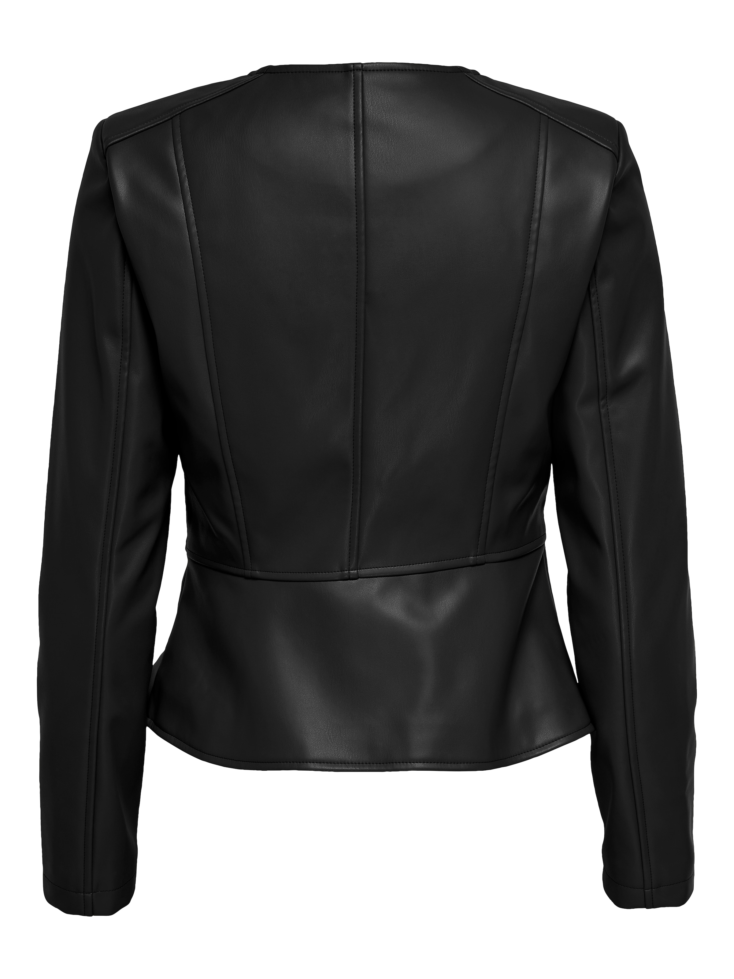 ONLY Lederimitatjacke »ONLSARAMY FAUX LEATHER JACKET CC OTW« in kurzer, leicht taillierter Form