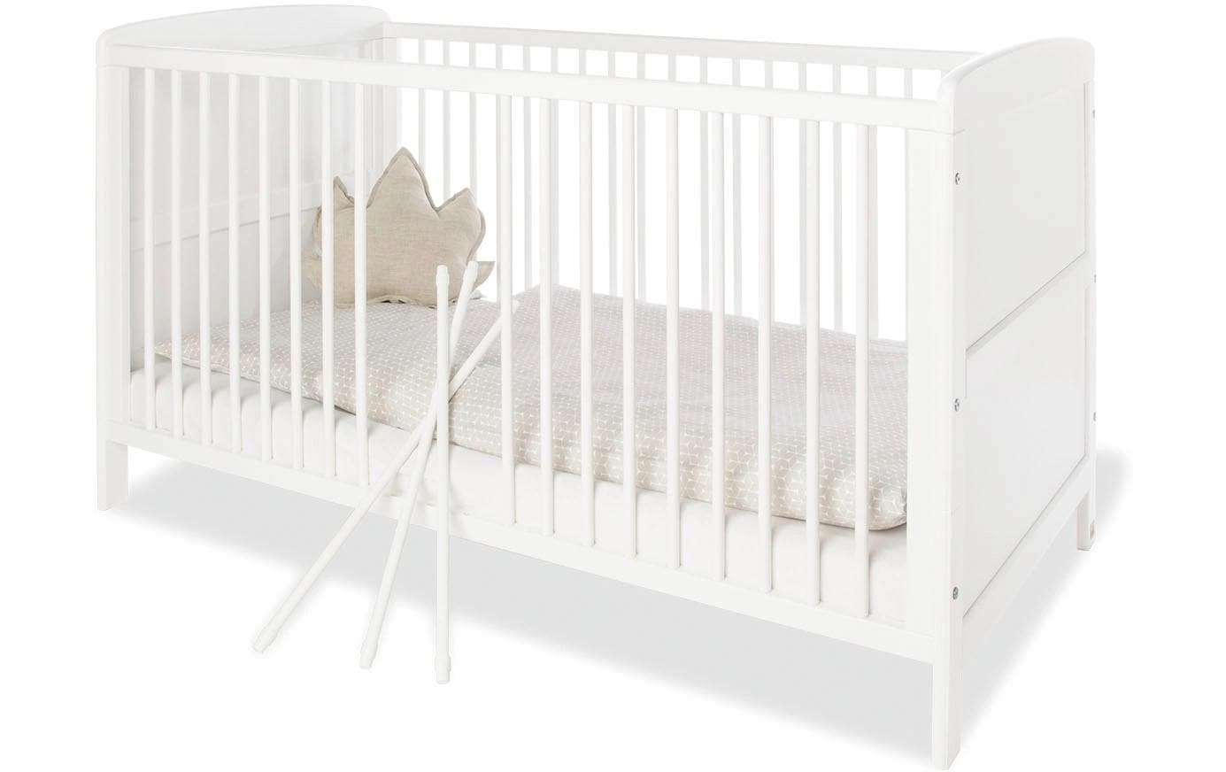 Pinolino® Babybett »Viktoria Weiss 70 x 140 cm«, (1 tlg.)