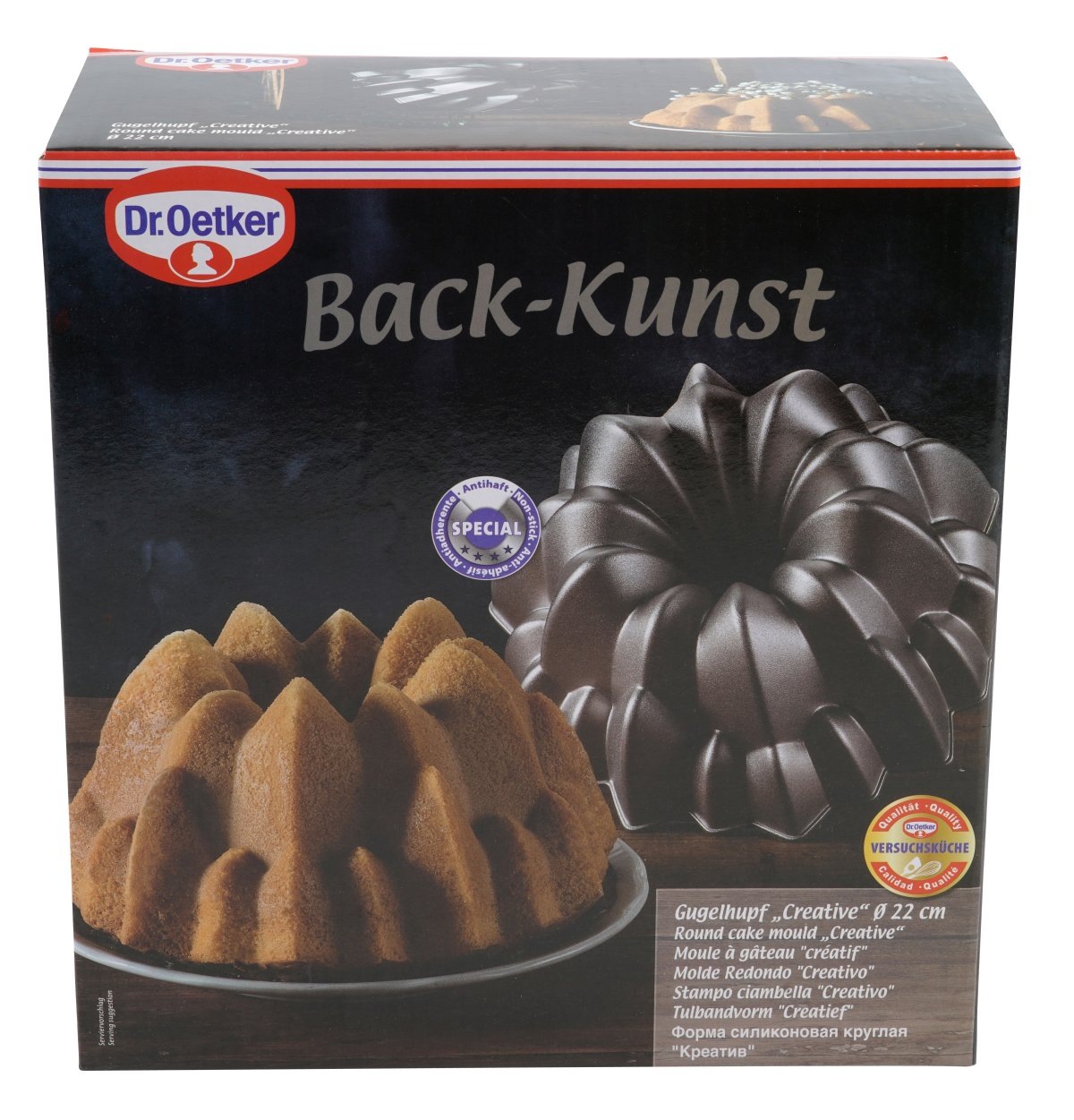 Dr. Oetker Küchenhelfer Gugelhupfform »Creative« Gugelhupfform, Backform Creative, +230°, Antihaftbeschichtung