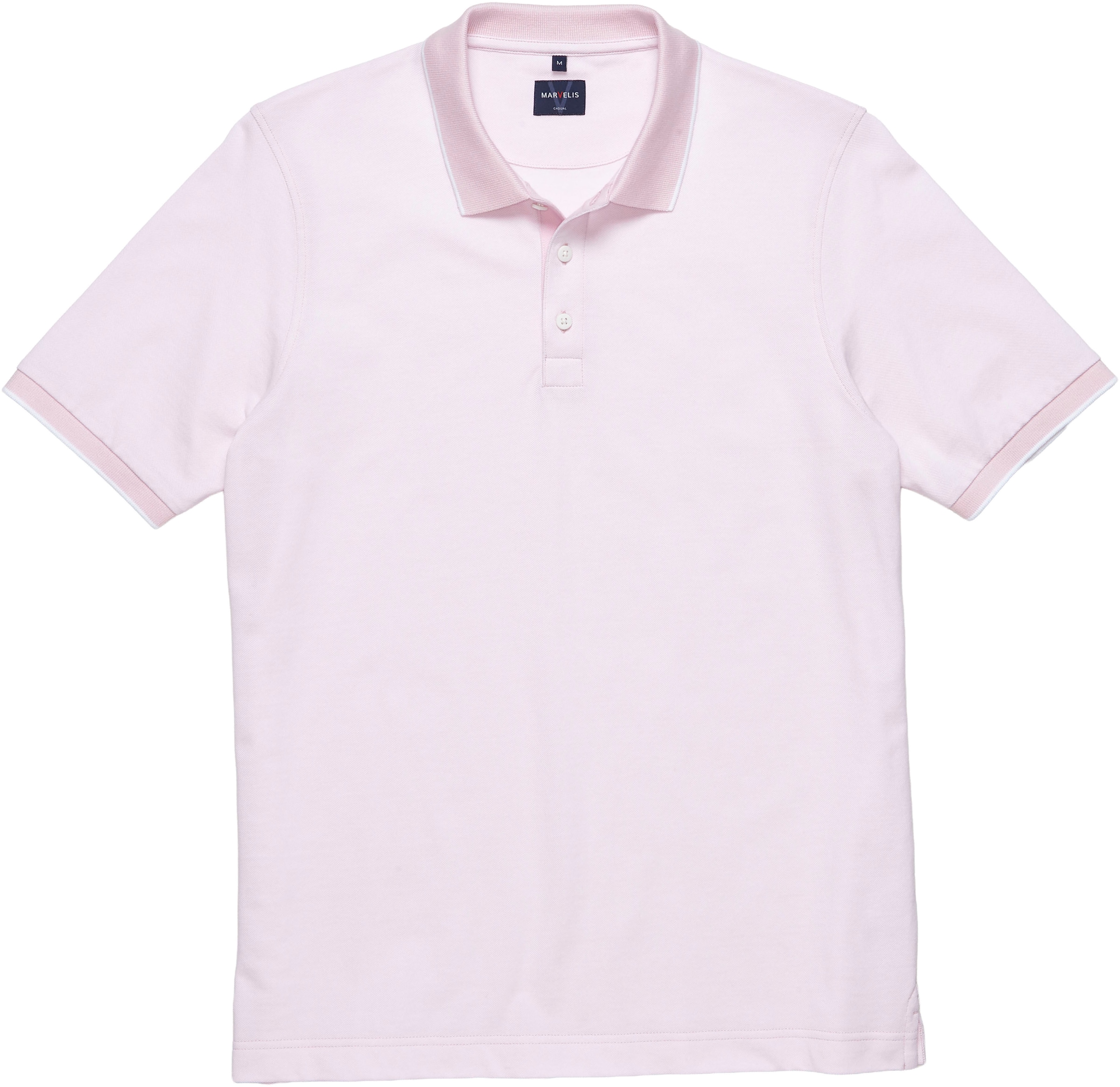 MARVELIS Polo mélangé, légèrement cintré