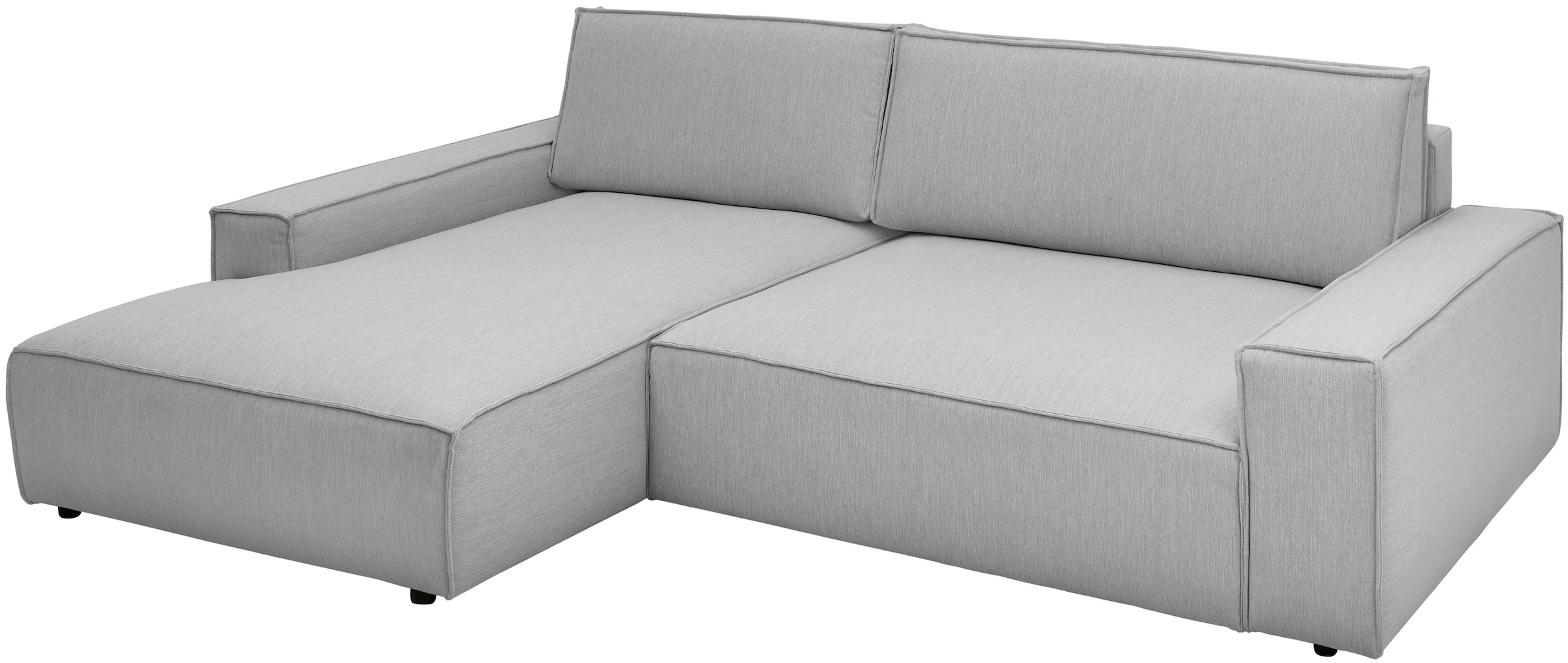 Home affaire Ecksofa »NEU: SHERWOOD XXL 284, Big-Sofa L-Form, tiefe Sitzfläche 95 cm, Cord« Recamiere rechts/links, als Schlafsofa stellbar, Cord u. Leinenoptik