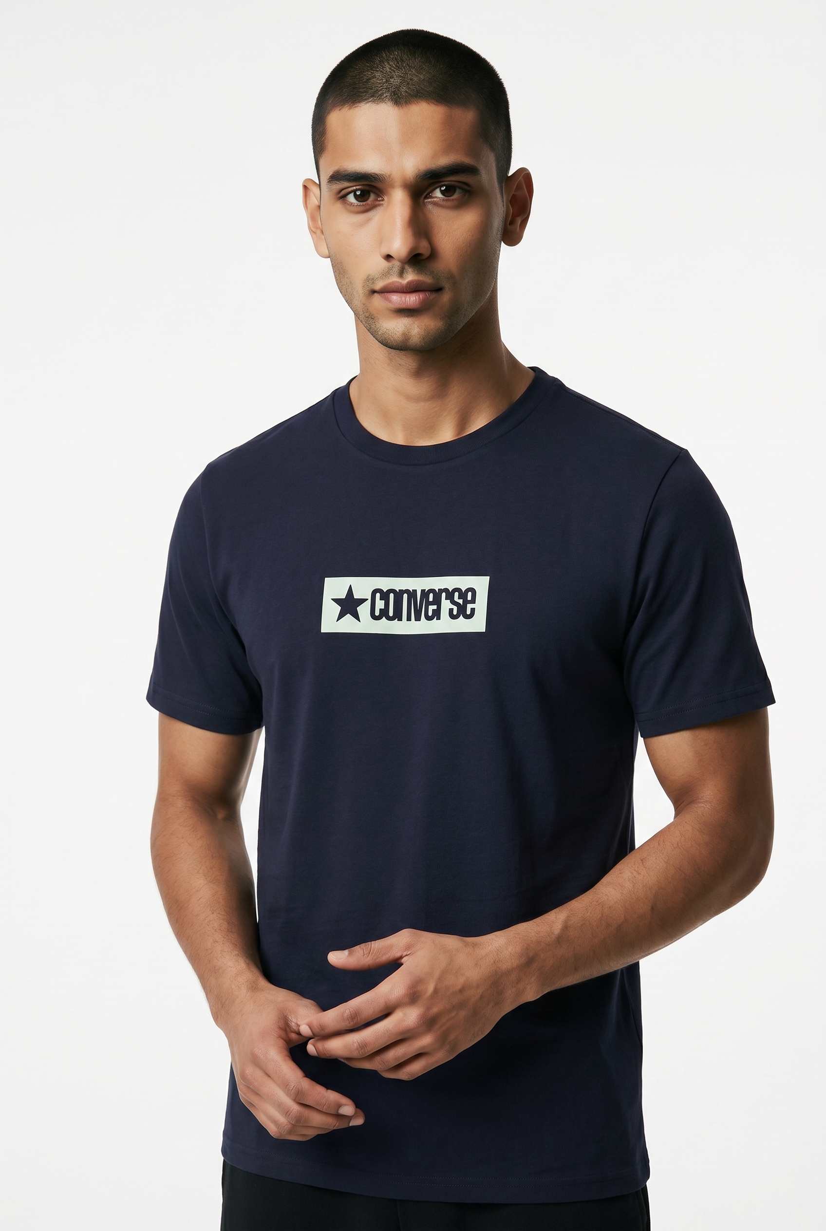 Image of Converse T-Shirt "MENS CONVERSE RETRO BLOCK LOGO T-SHIRT"